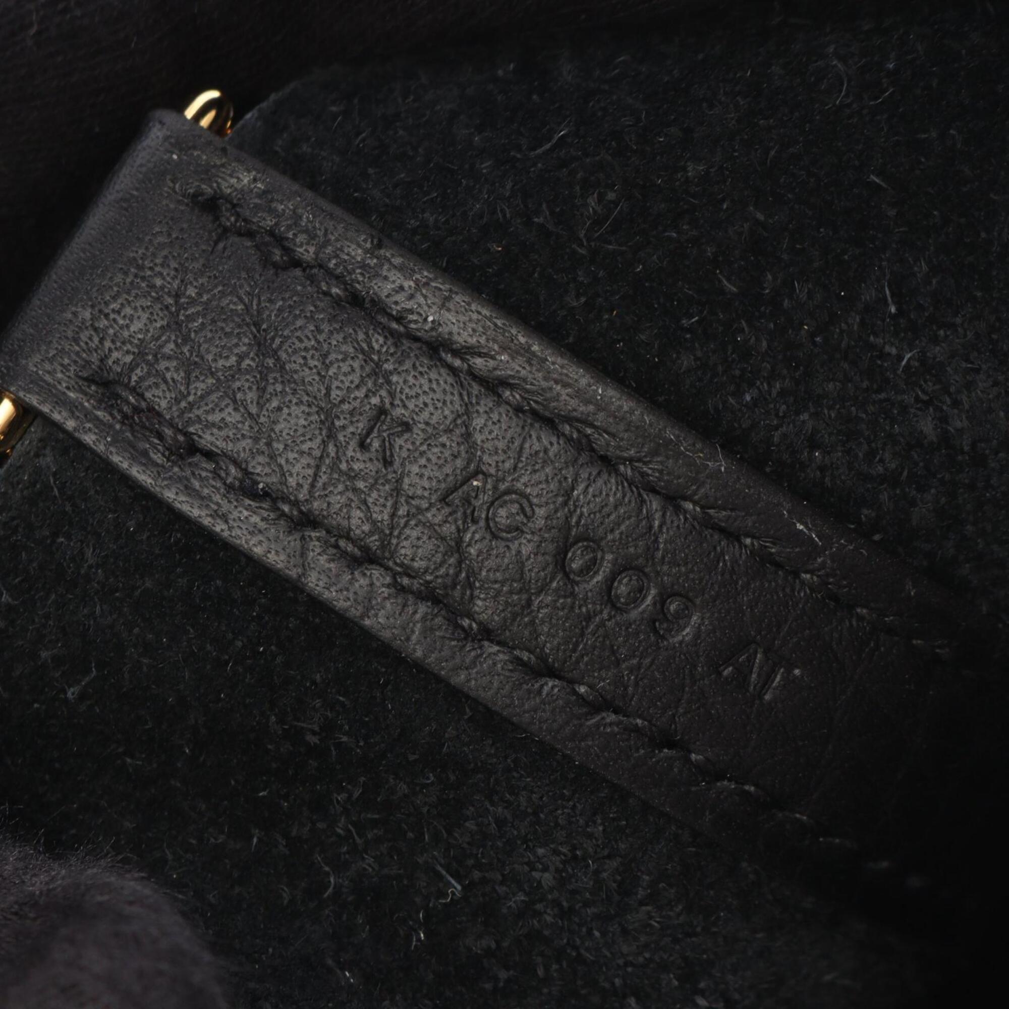 Hermes Black Taurillon Clemence Leather Handbag (Pre-Owned)