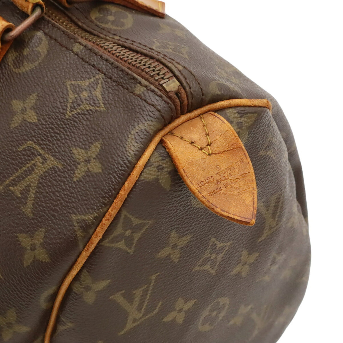 Louis Vuitton Brown Galle Monogram White Monogram Handbag (Pre-Owned)