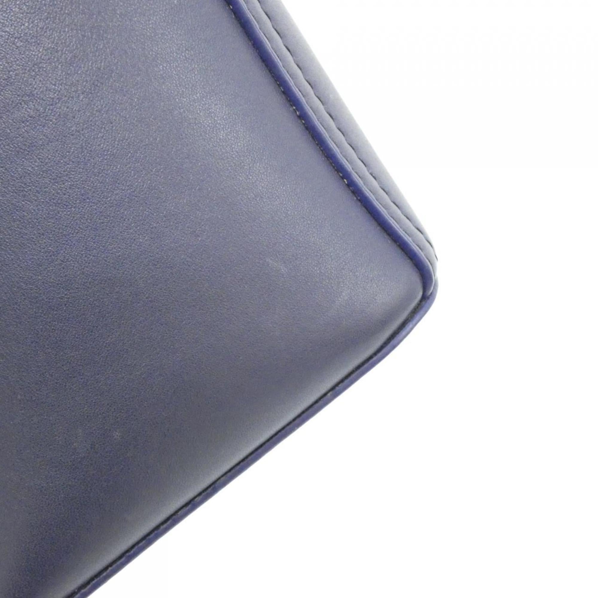 Loewe Blue Leather Handbag (Pre-Owned)