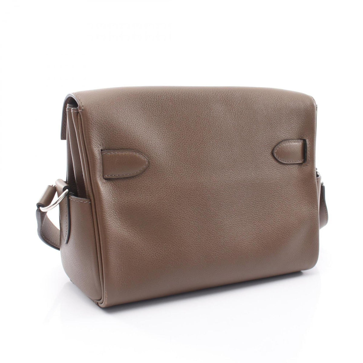 Hermes Brown Evercalf Leather Shoulder Bag (Pre-Owned)