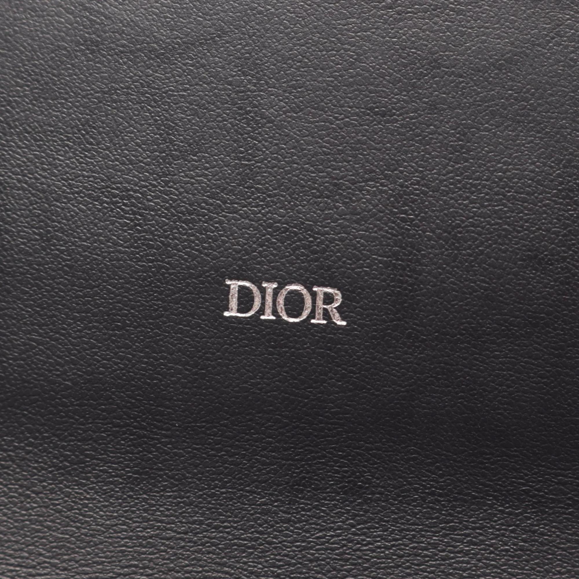 Christian Dior Black Canvas Long Wallet (Bi-Fold) (Pre-Owned)