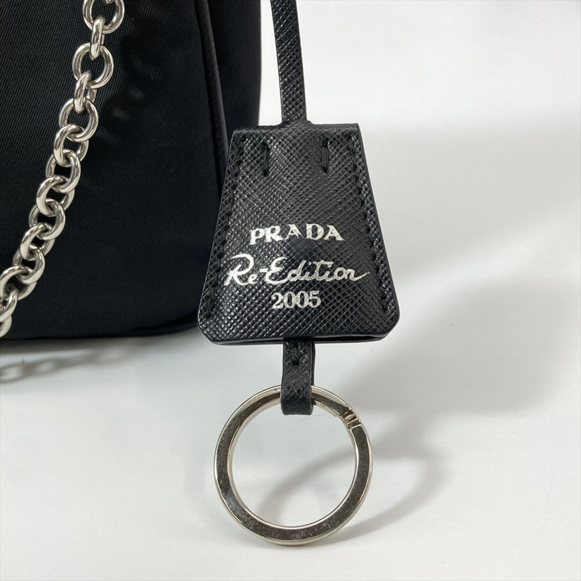 Prada Black Nylon Handbag Shoulder Bag (Pre-Owned)