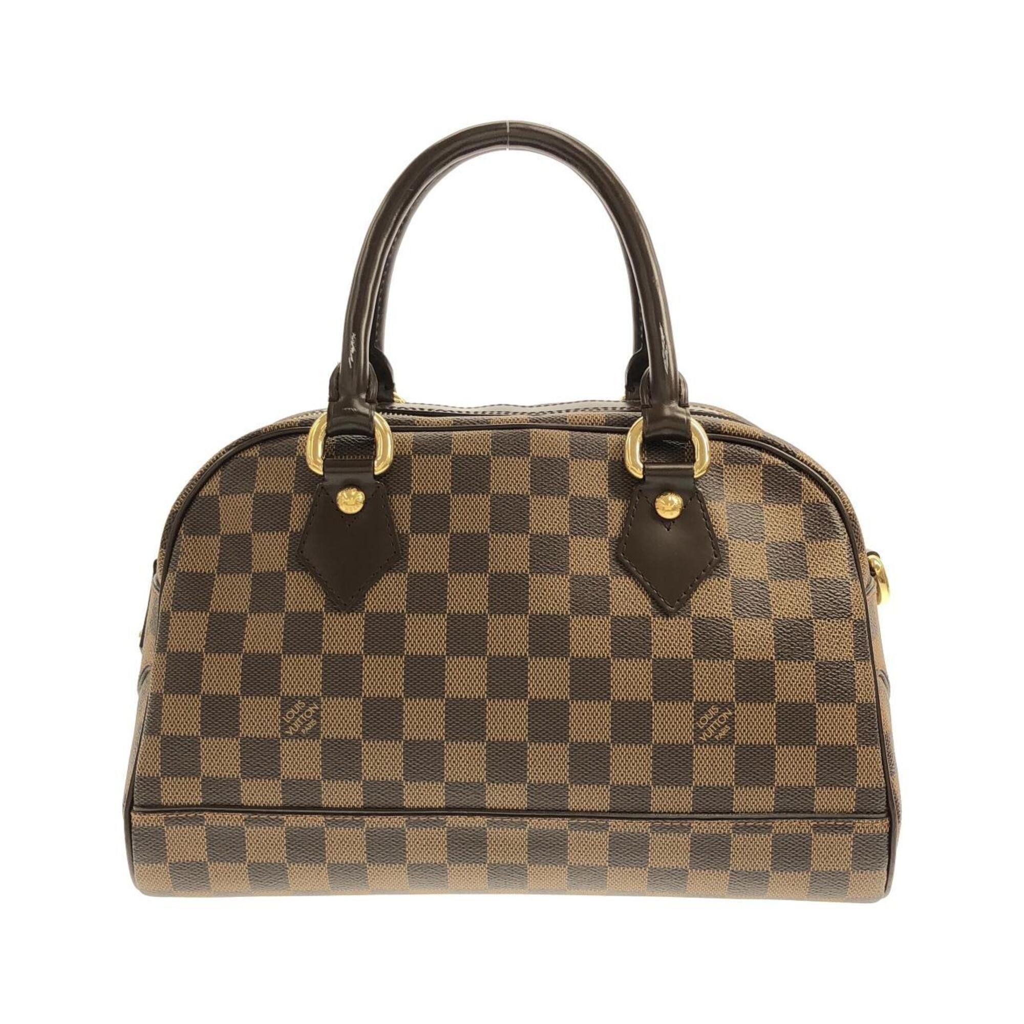 Louis Vuitton Brown Coated Canvas Handbag (Pre-Owned)