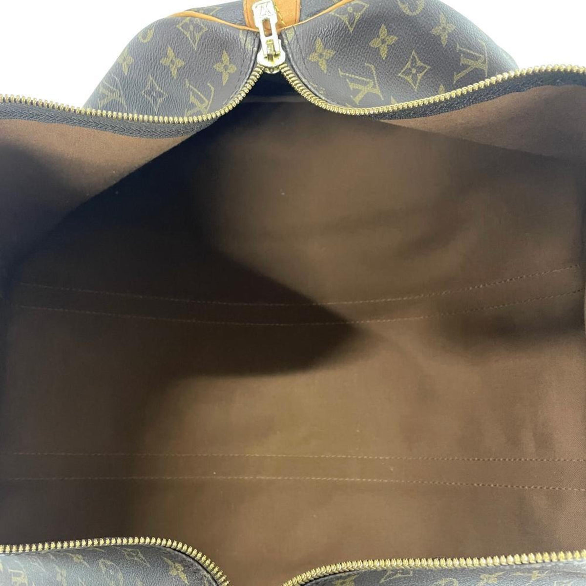 Louis Vuitton Brown Monogram Canvas Boston Bag (Pre-Owned)