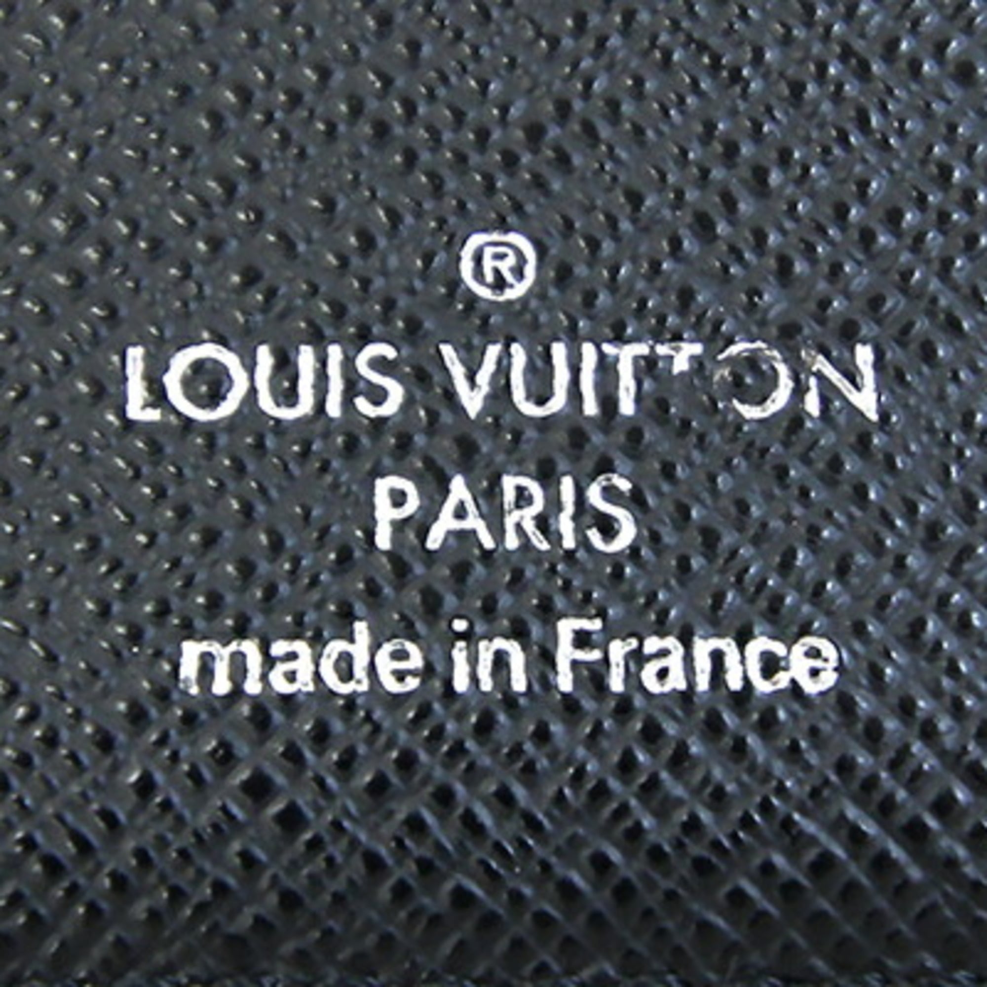 Louis Vuitton Epi Black Noir Epi Leather Bill Wallet (Bi-Fold) (Pre-Owned)