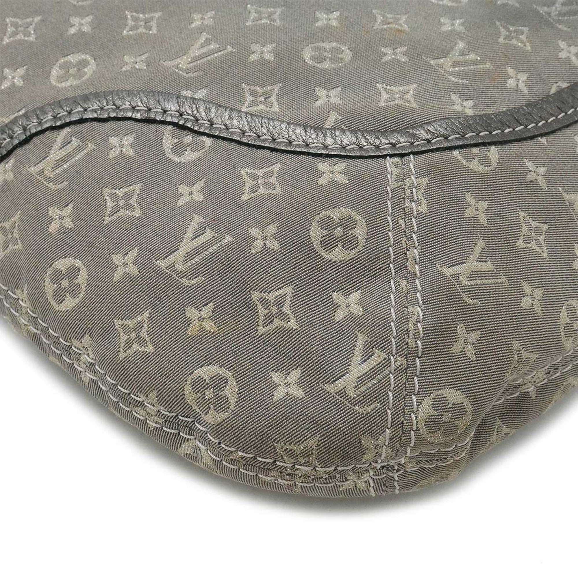 Louis Vuitton Platine Canvas Leather Handbag Shoulder Bag (Pre-Owned)