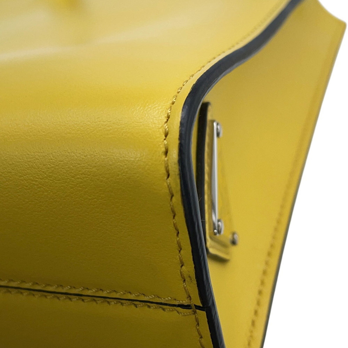 Prada Yellow Leather Handbag (Pre-Owned)