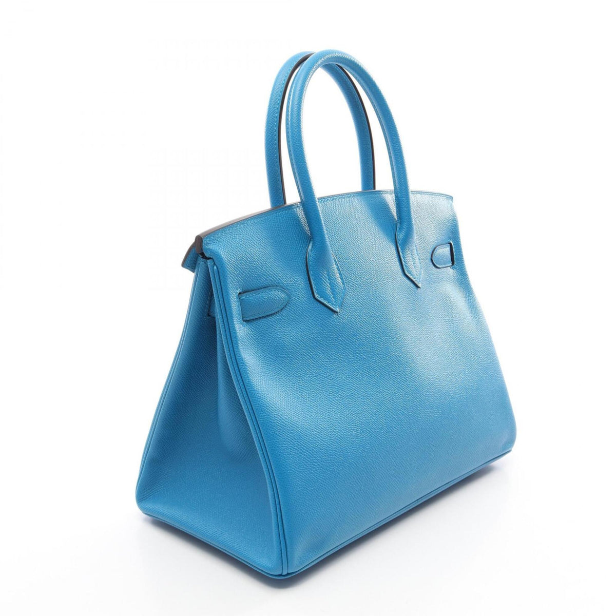 Hermes Blue Epsom Leather Handbag (Pre-Owned)