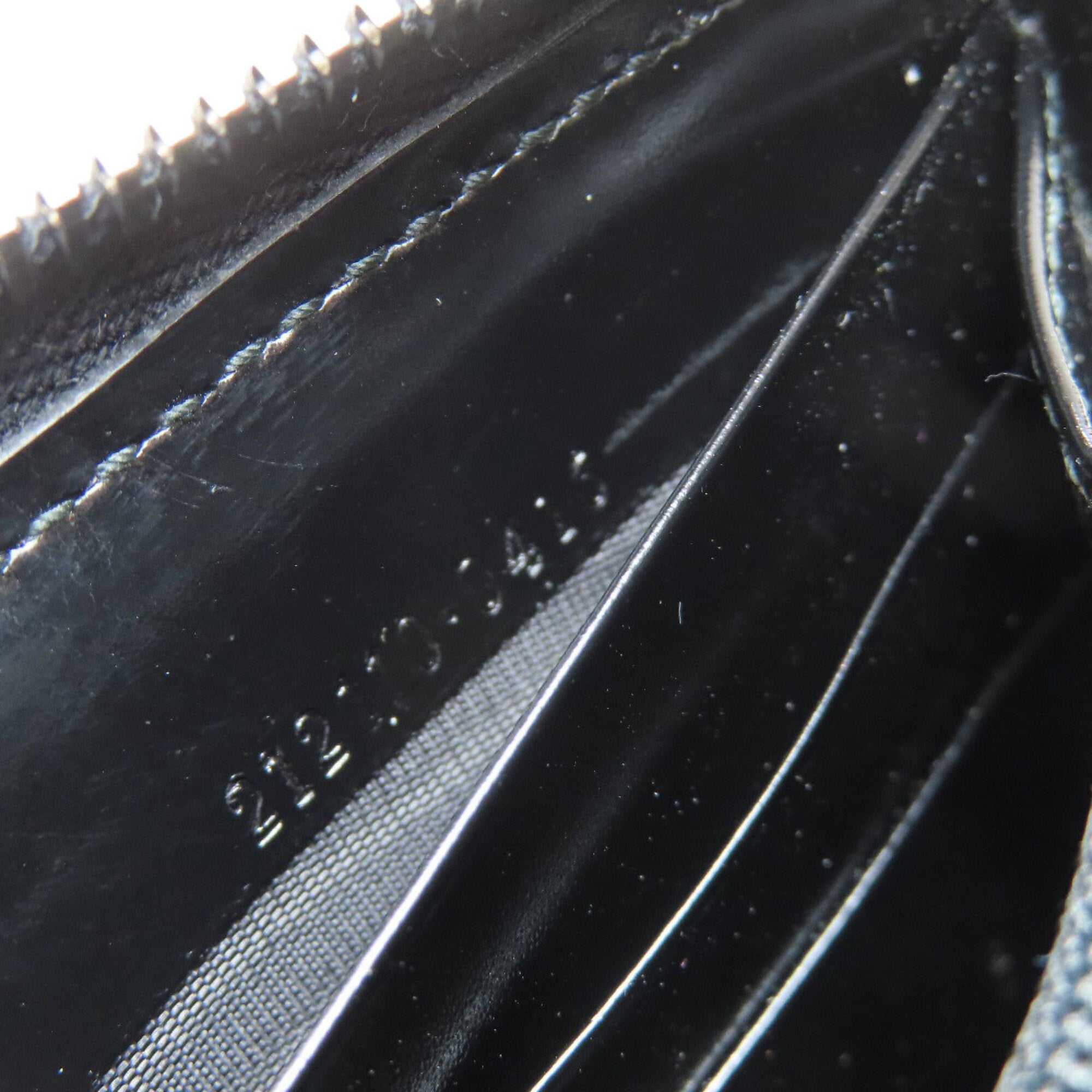 Gucci Black Pvc Long Wallet (Bi-Fold) (Pre-Owned)