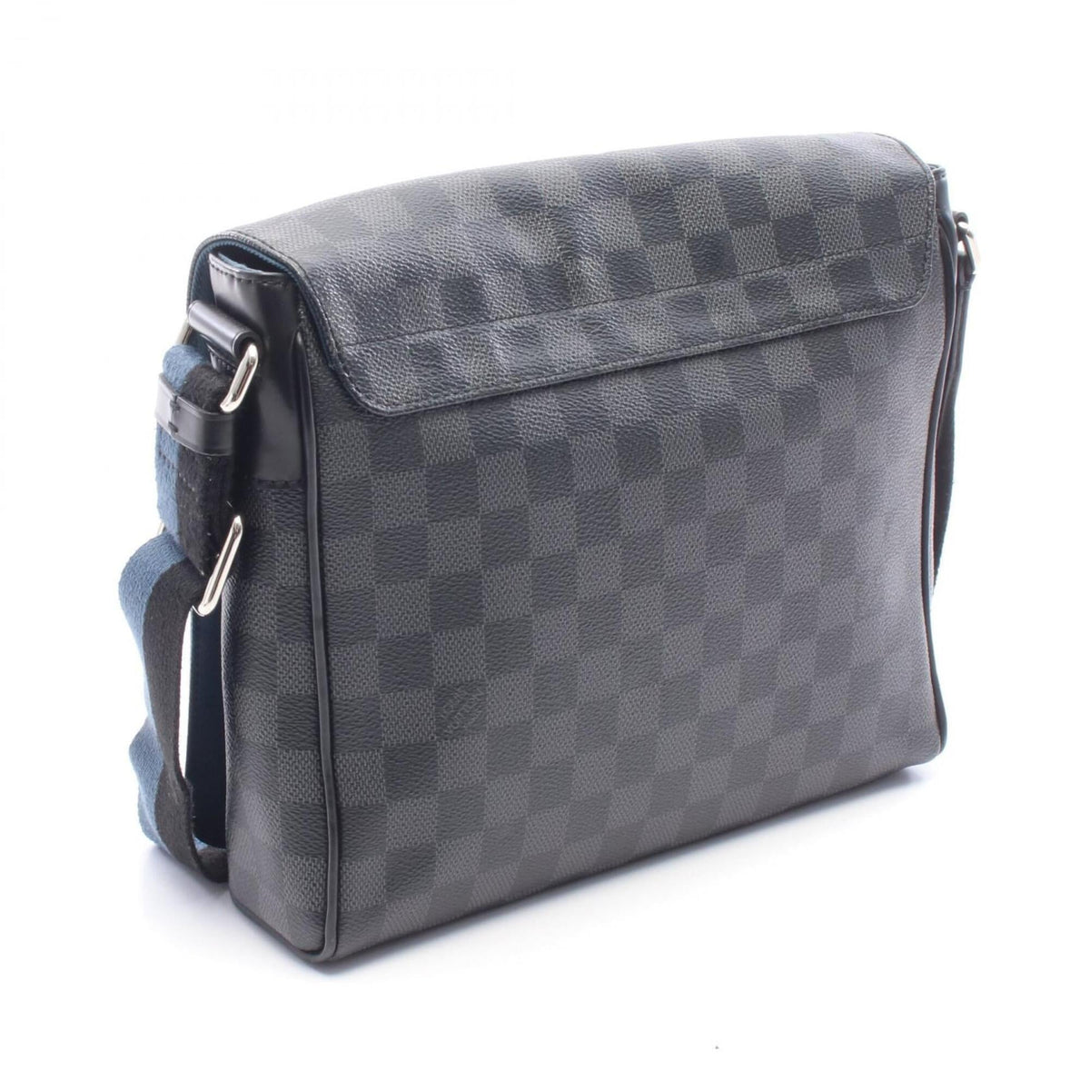 Louis Vuitton Black Damier Graphite Coated Canvas Leather Shoulder Bag (Pre-Owned)