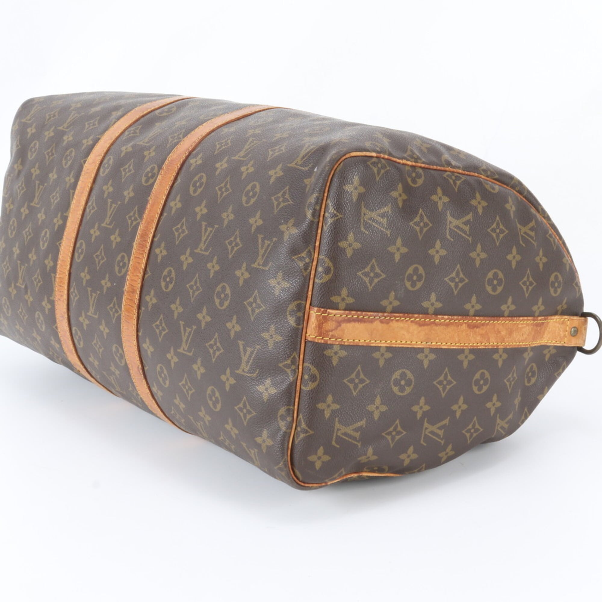 Louis Vuitton Brown Monogram Leather Coated Canvas Handbag Tote Bag (Pre-Owned)