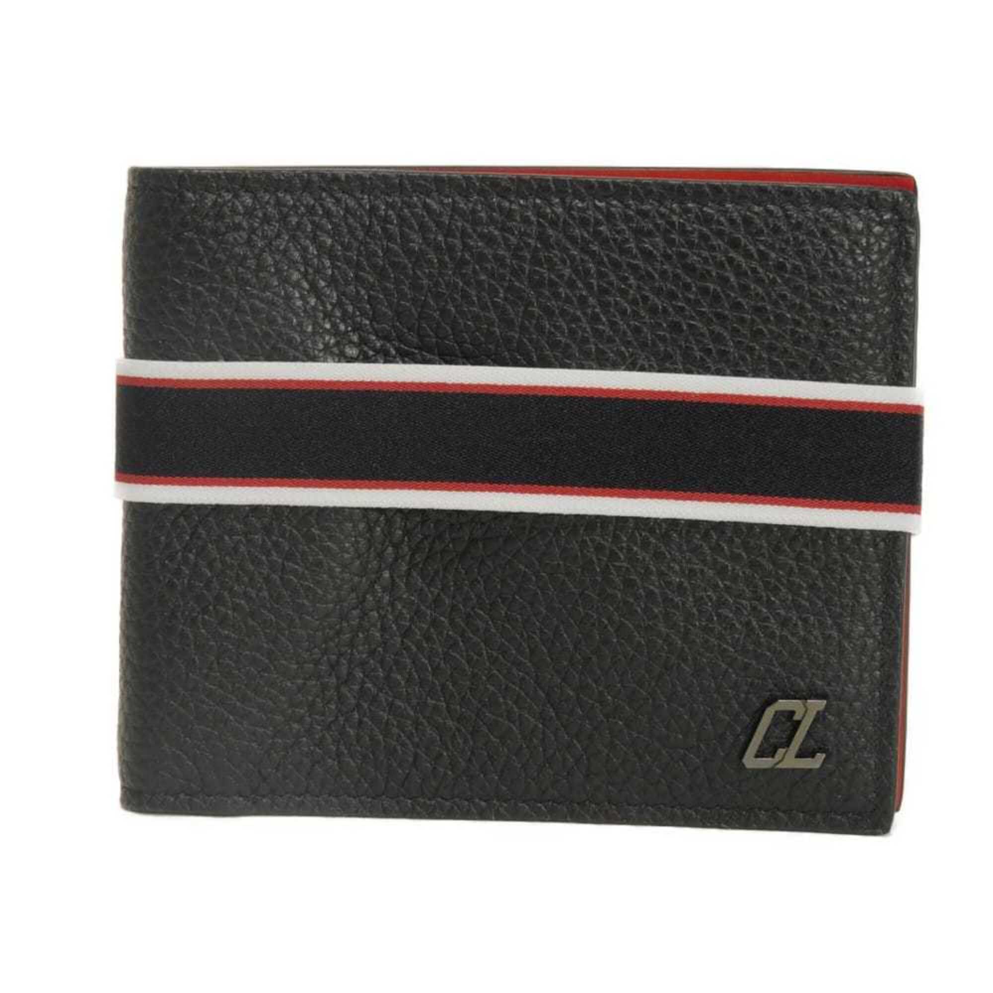 Christian Louboutin Black Leather Wallet (Bi-Fold) (Pre-Owned)
