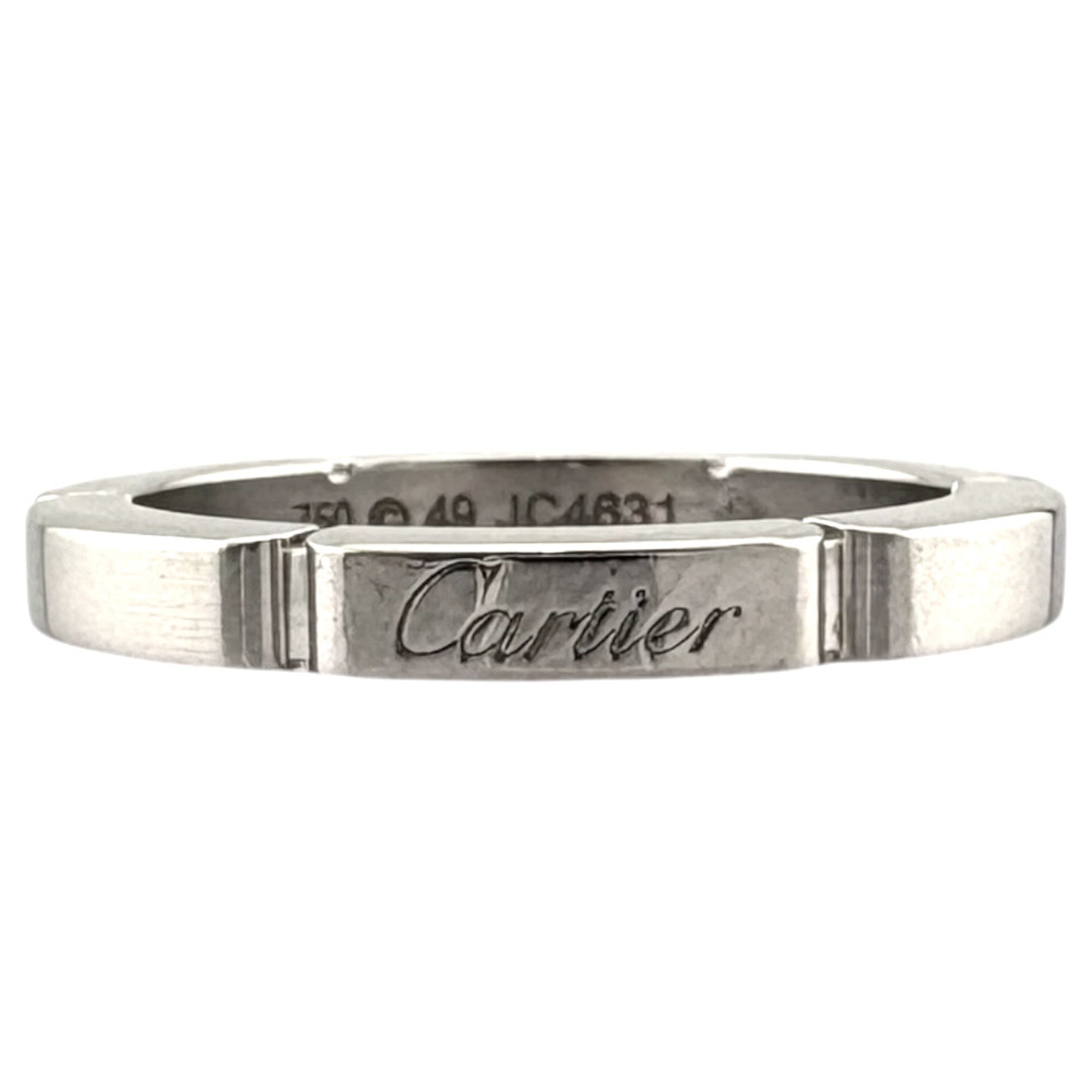 Cartier Silver White Gold (18K) Band Ring (Pre-Owned)
