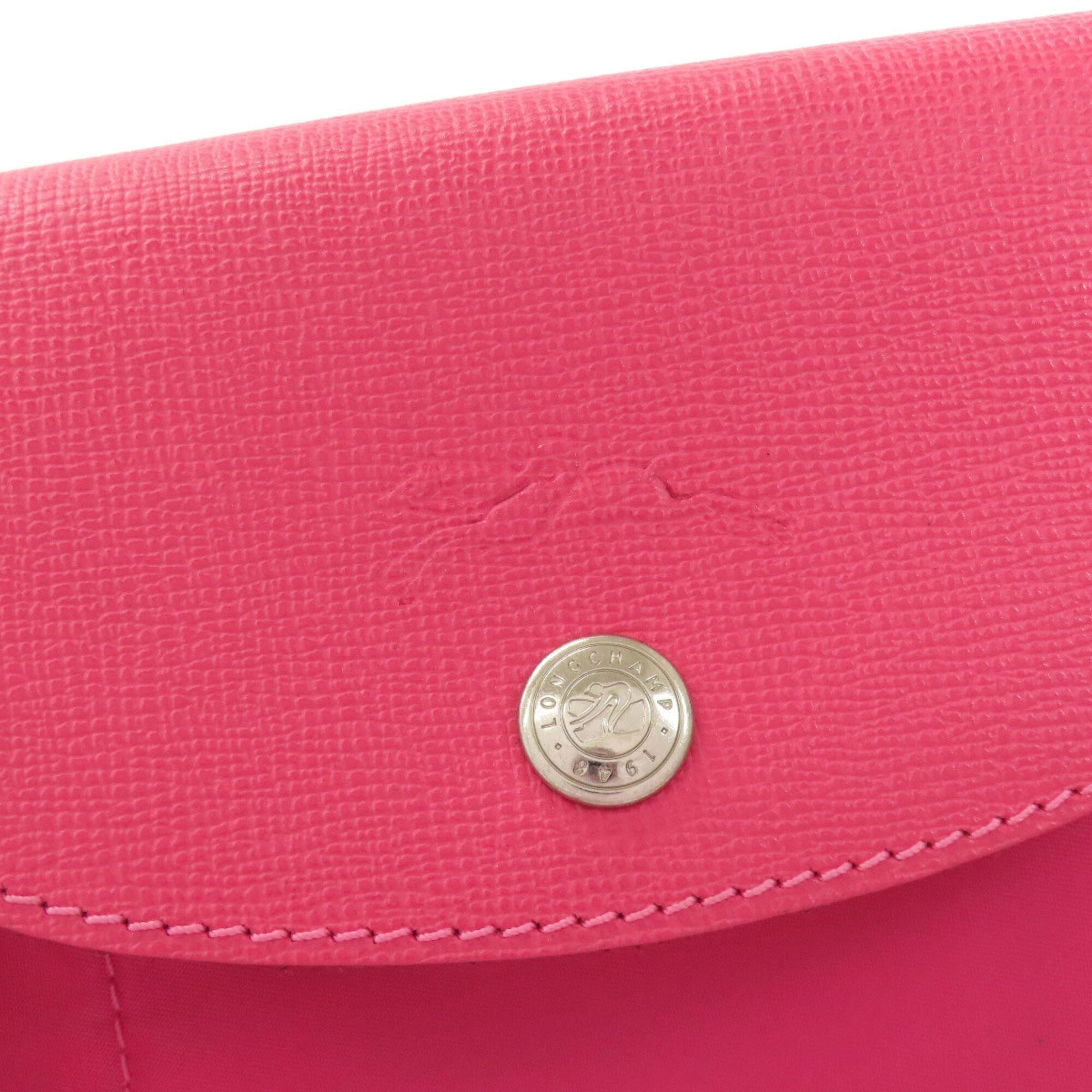 Longchamp Pink Nylon Handbag (Pre-Owned)