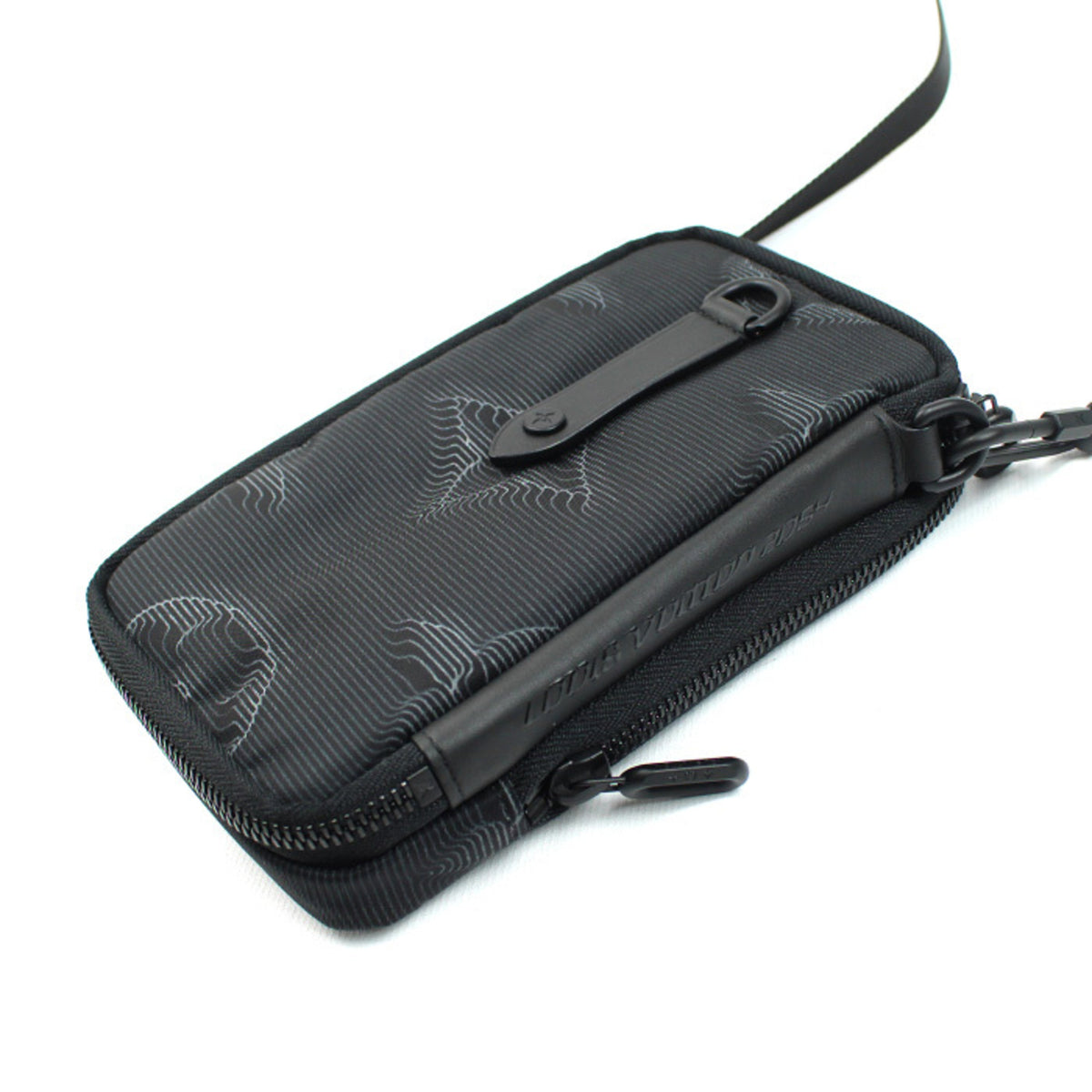 Louis Vuitton Black Nylon Leather Shoulder Bag (Pre-Owned)