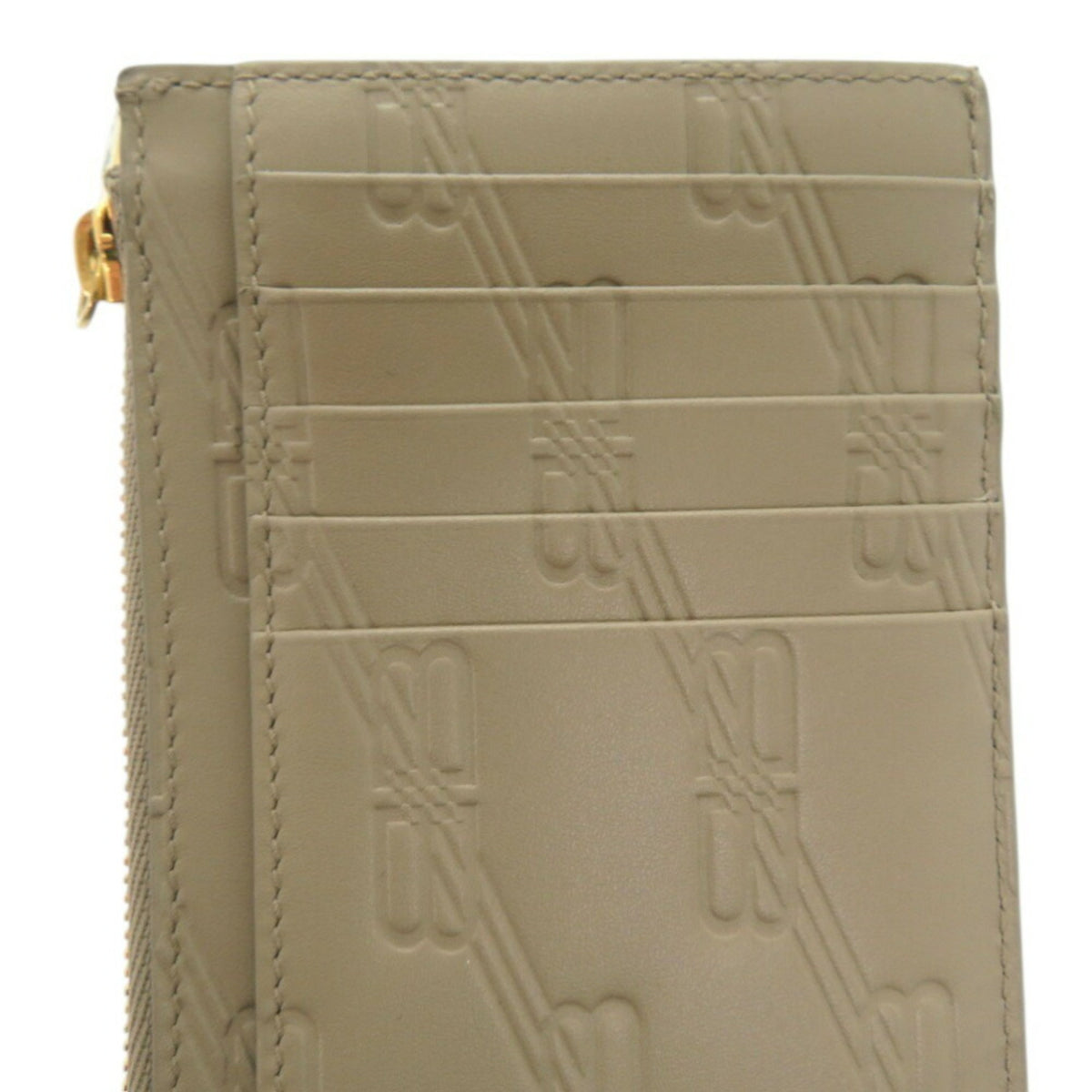 Balenciaga Beige Leather Coin Purse/Coin Case (Pre-Owned)