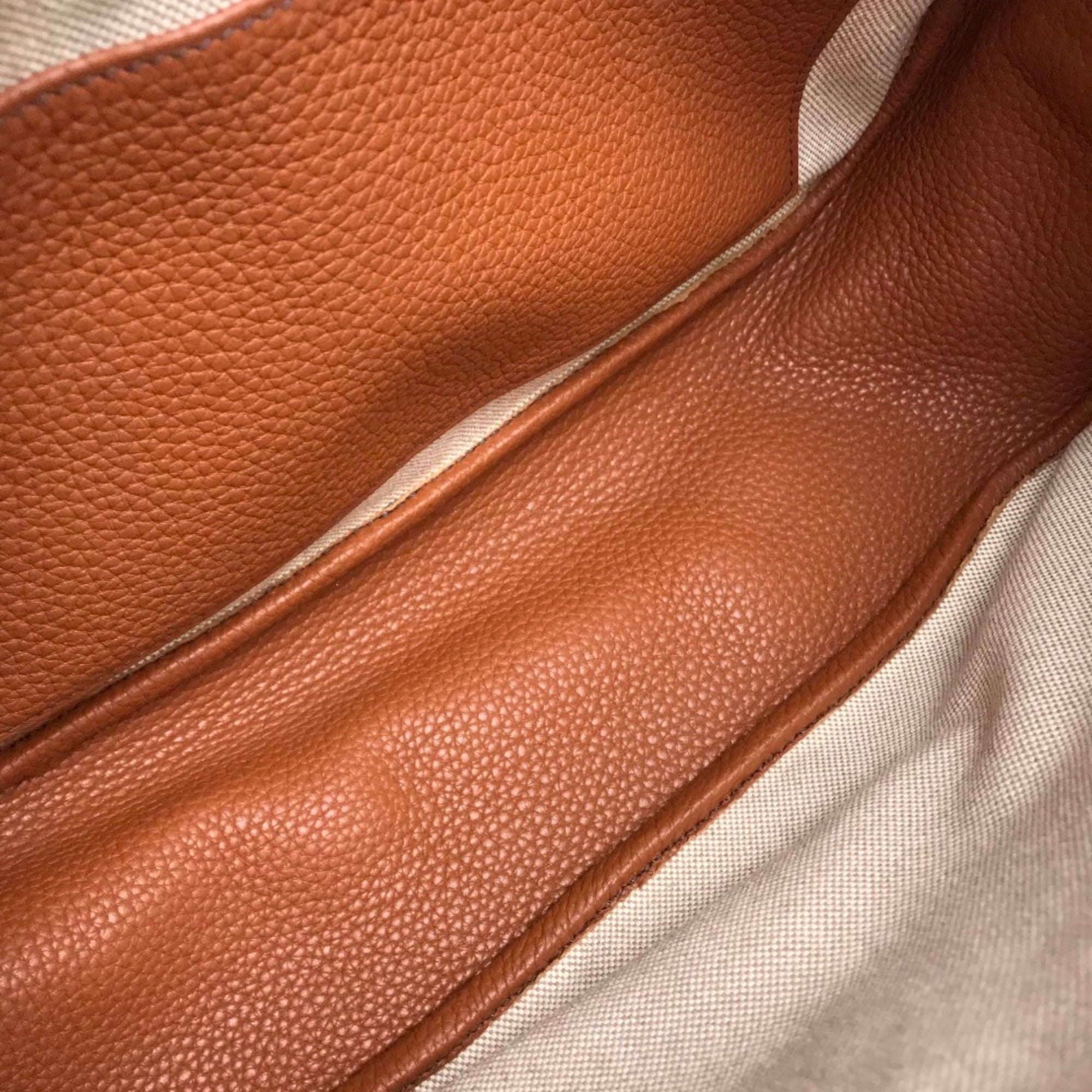 Hermes Brown Leather Shoulder Bag (Pre-Owned)