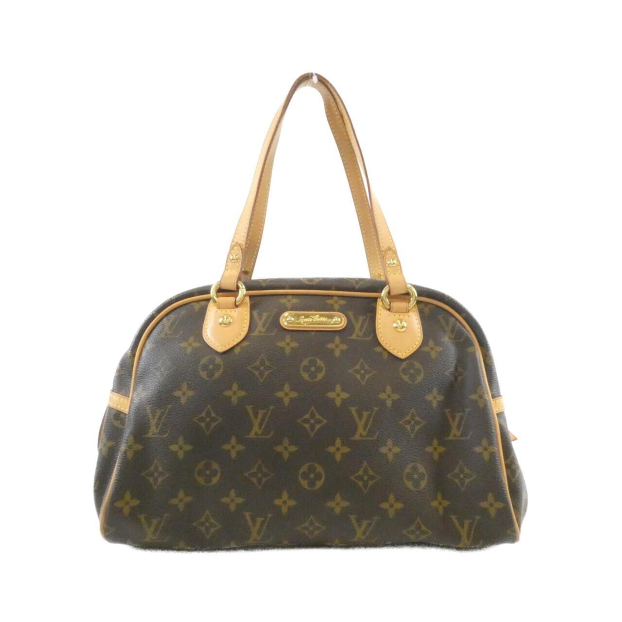 Louis Vuitton Monogram Marron Coated Canvas Shoulder Bag (Pre-Owned)
