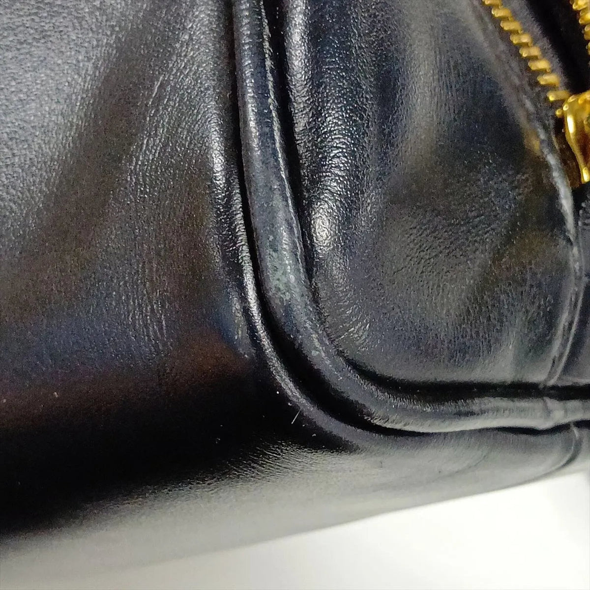 Miu Miu Black Leather Handbag Tote Bag (Pre-Owned)