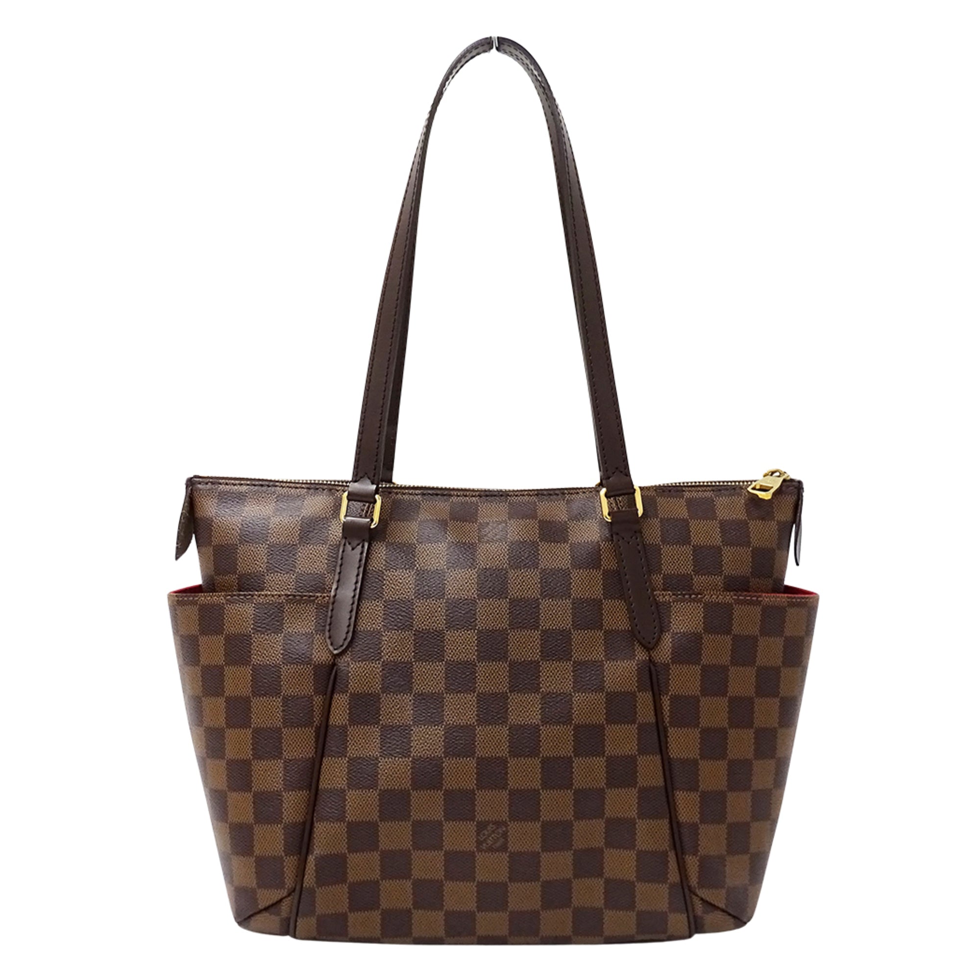 Louis Vuitton Brown Damier Canvas Damier Canvas Handbag Tote Bag (Pre-Owned)