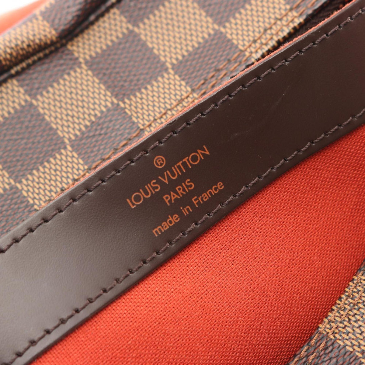 Louis Vuitton Brown Coated Canvas Damier Canvas Pvc Leather Handbag Shoulder Bag (Pre-Owned)