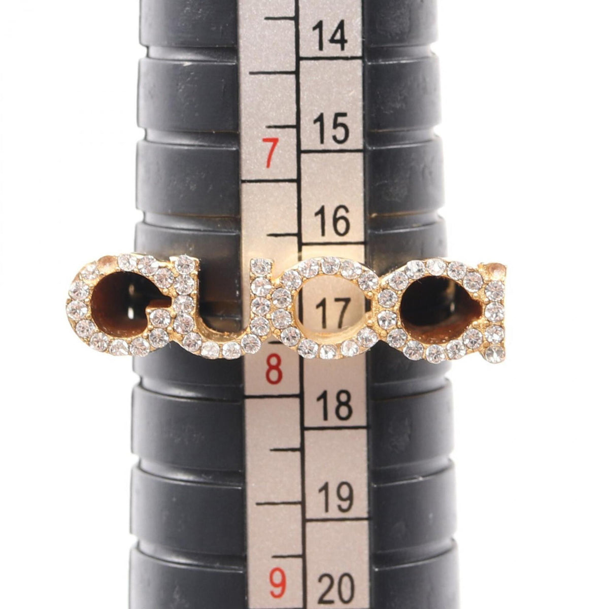 Gucci Gold Gold Plating Band Ring (Pre-Owned)