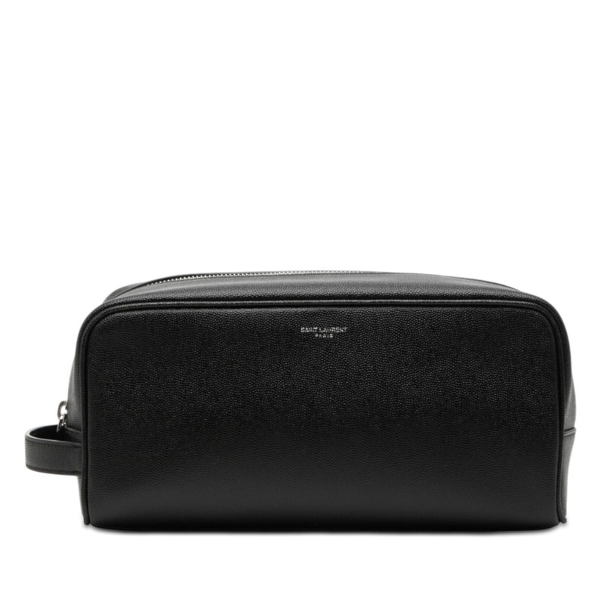 Saint Laurent Black Leather Pouch (Pre-Owned)