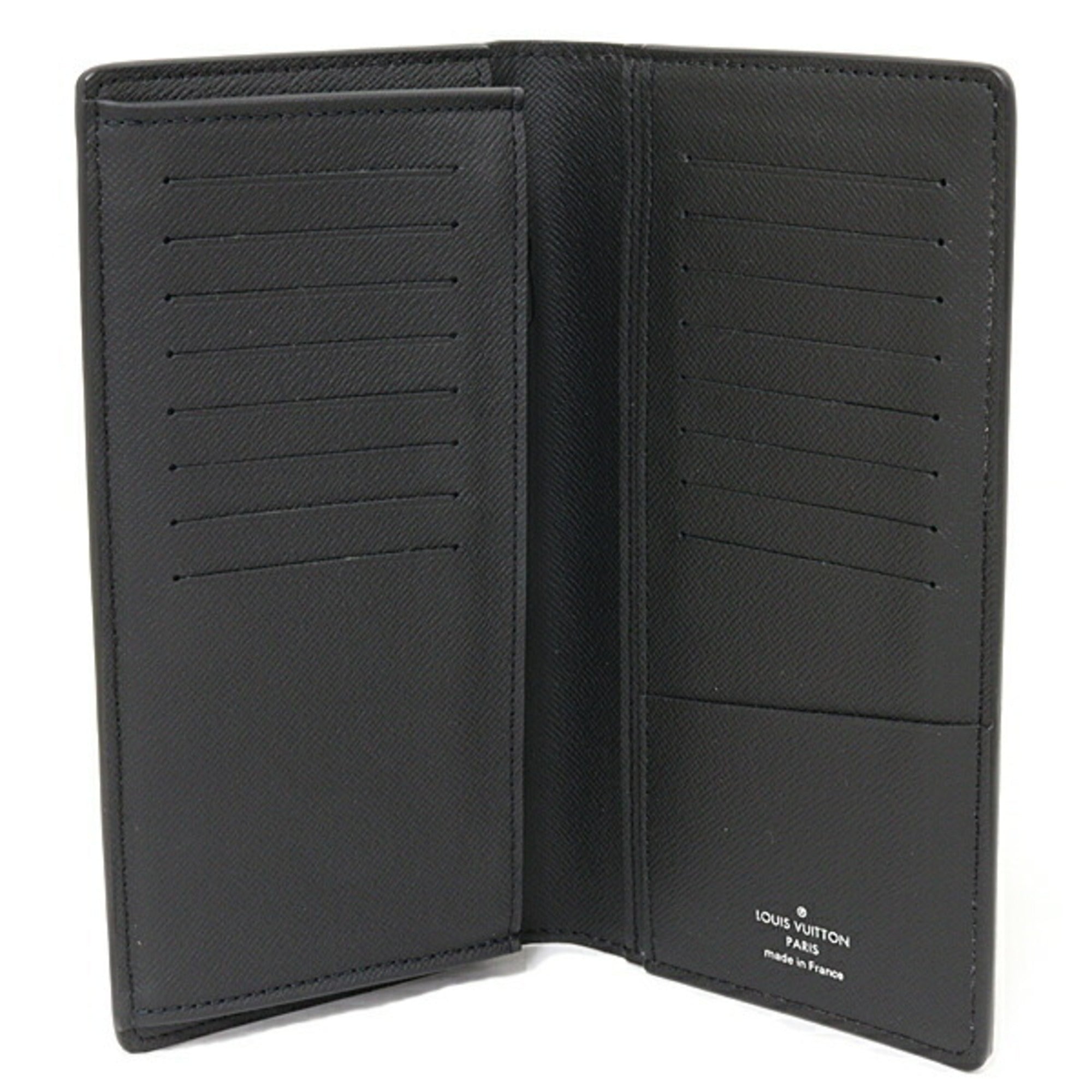 Louis Vuitton Monogram Black Gray Monogram Canvas Long Wallet (Bi-Fold) (Pre-Owned)