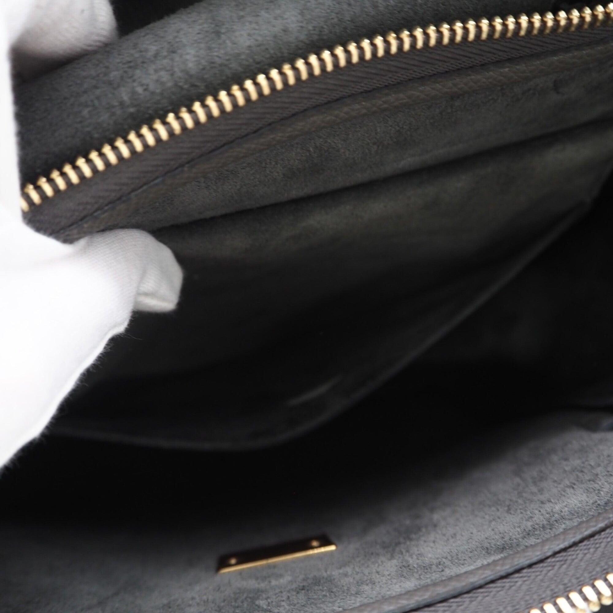 Celine Gray Leather Handbag (Pre-Owned)