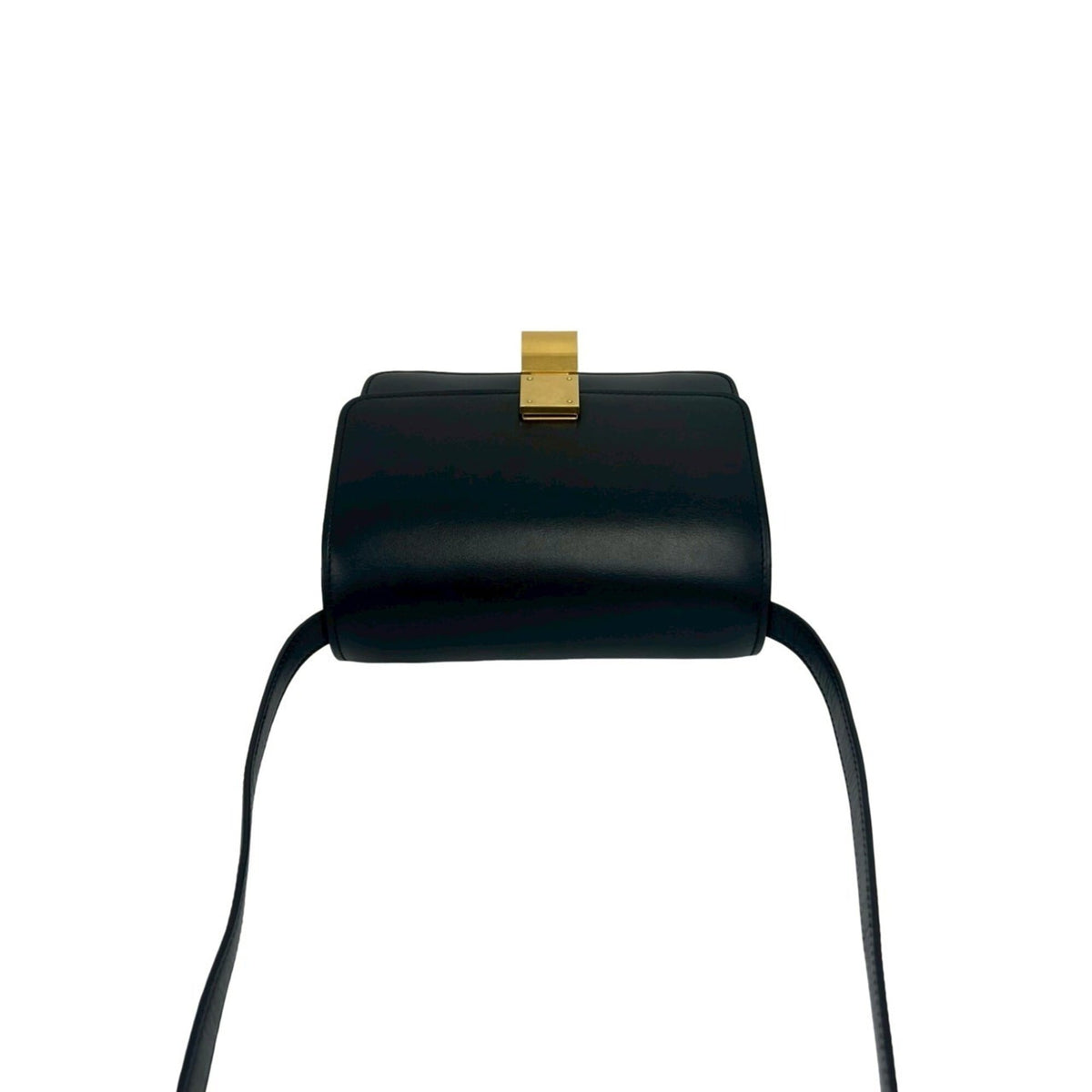 Celine Black Leather Pochette Shoulder Bag (Pre-Owned)