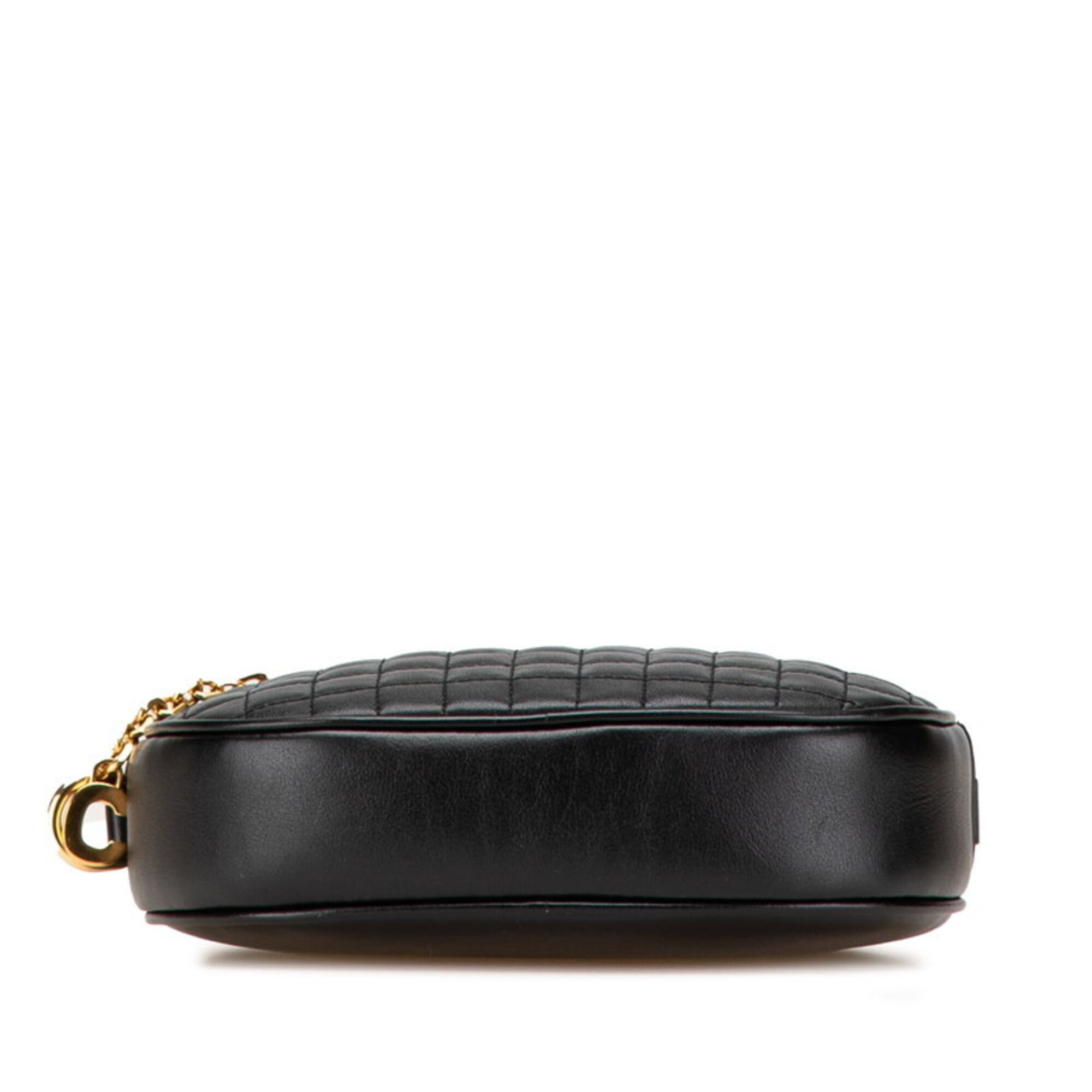 Celine Black Leather Shoulder Bag (Pre-Owned)