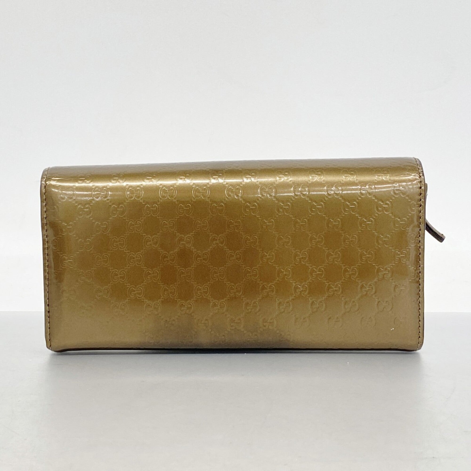Gucci Bronze Long Wallet (Bi-Fold) (Pre-Owned)