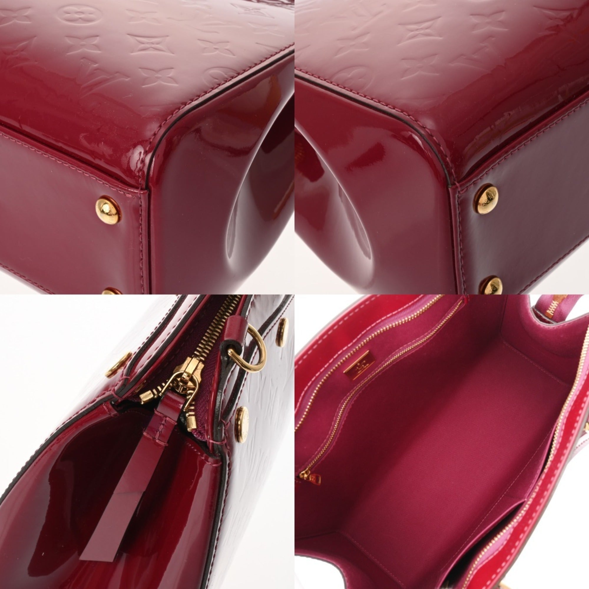 Louis Vuitton Monogram Vernis Indian Rose Monogram Vernis Handbag (Pre-Owned)