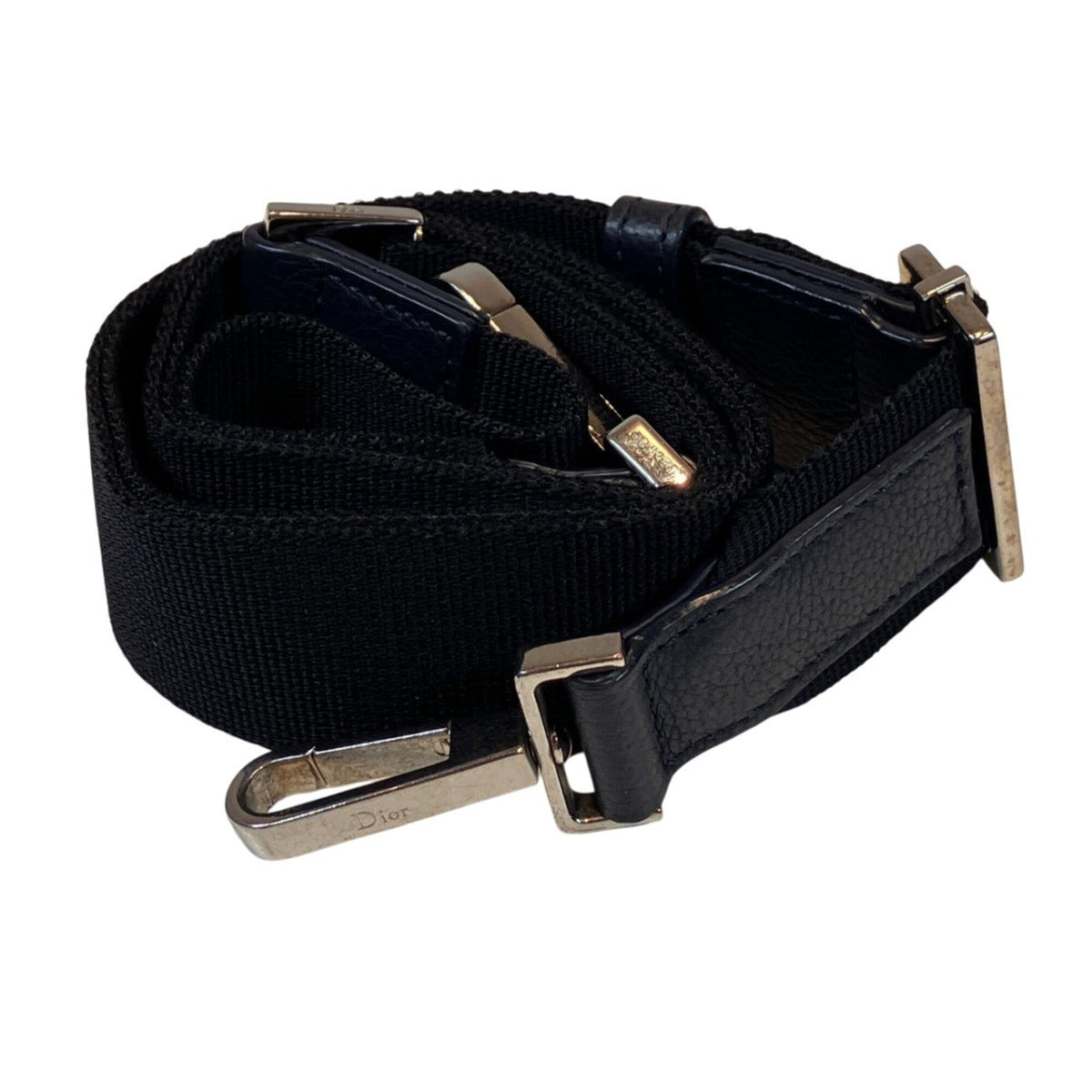 Christian Dior Navy Leather Shoulder Bag (Pre-Owned)