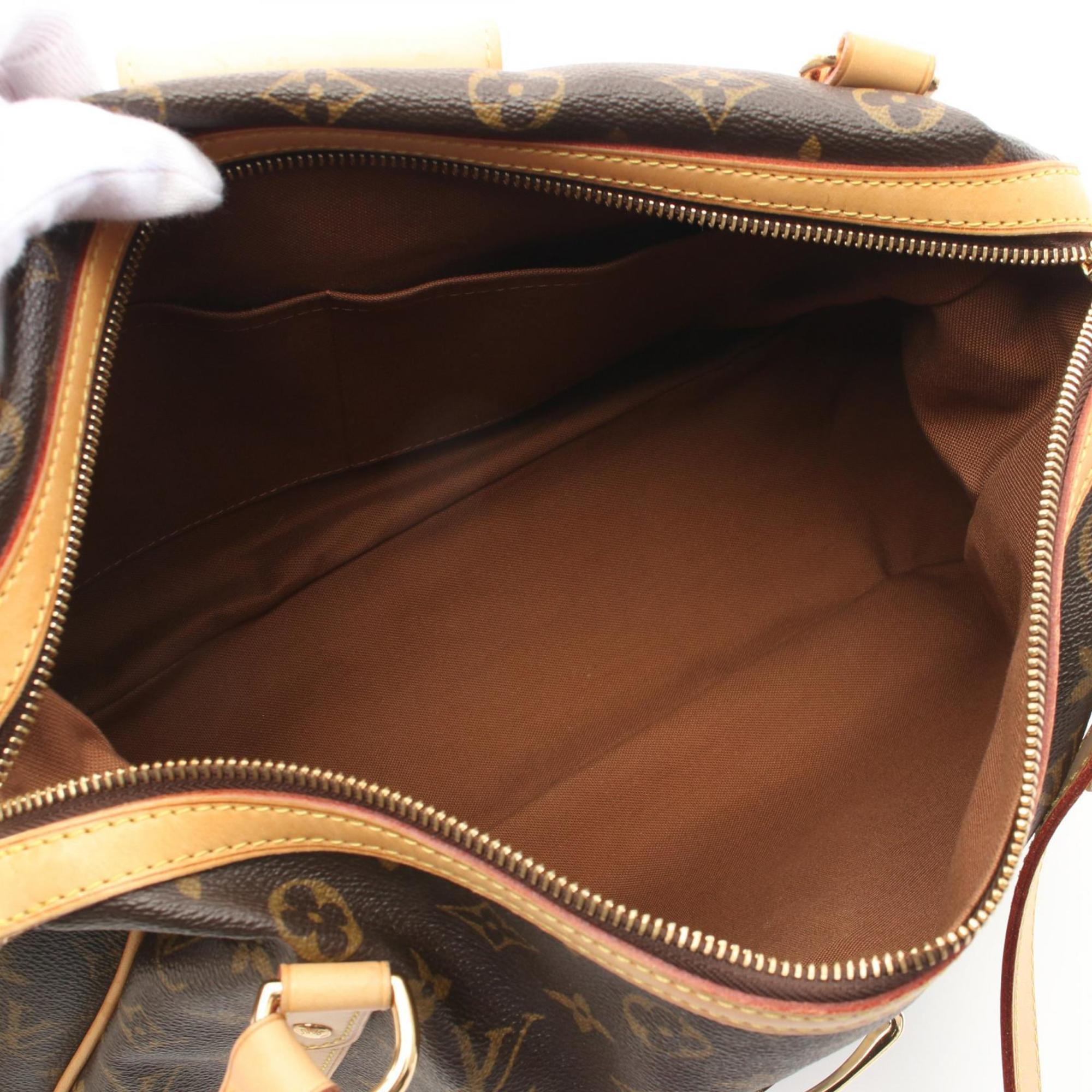 Louis Vuitton Brown Pvc Coated Canvas Leather Shoulder Bag (Pre-Owned)