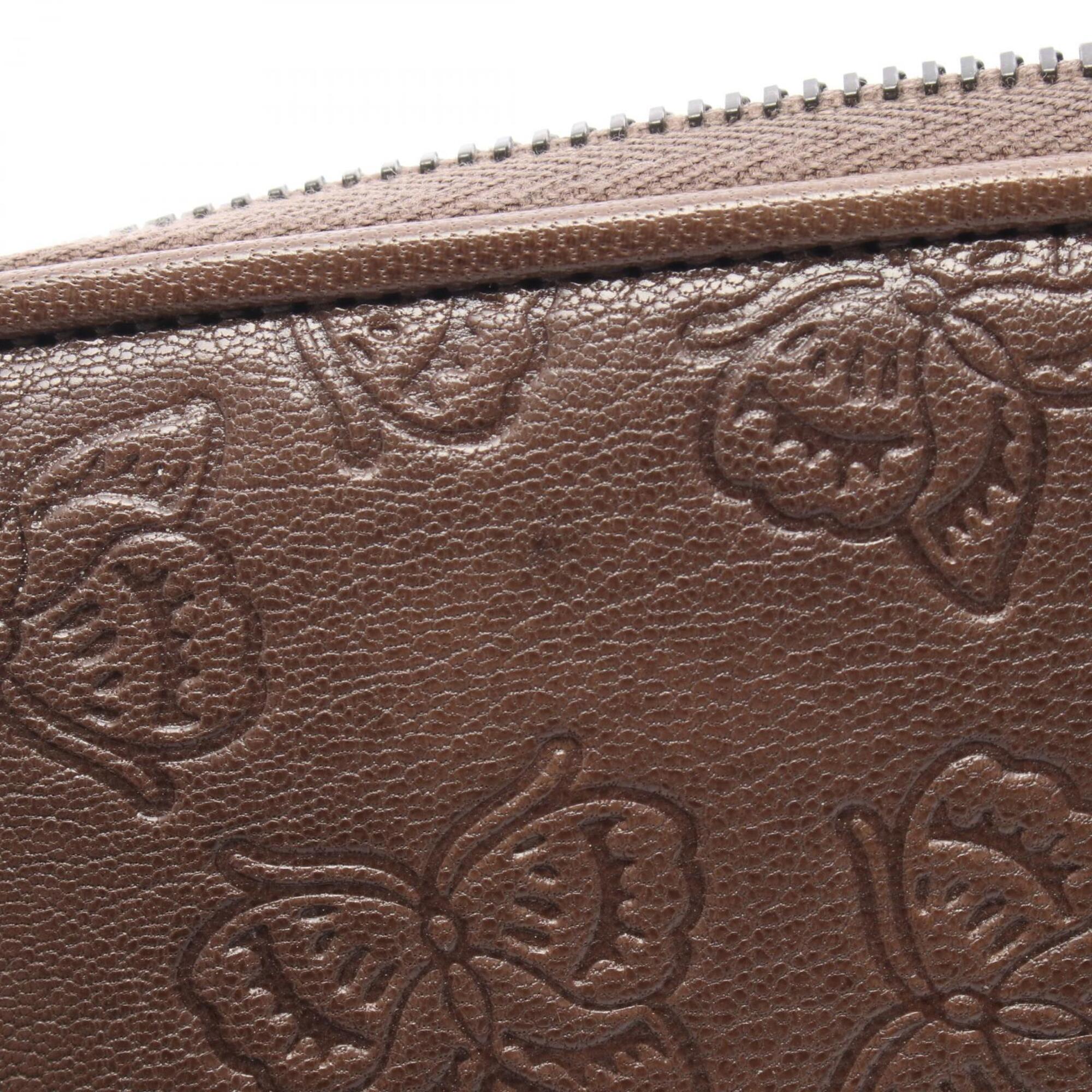 Bottega Veneta Brown Leather Long Wallet (Bi-Fold) (Pre-Owned)
