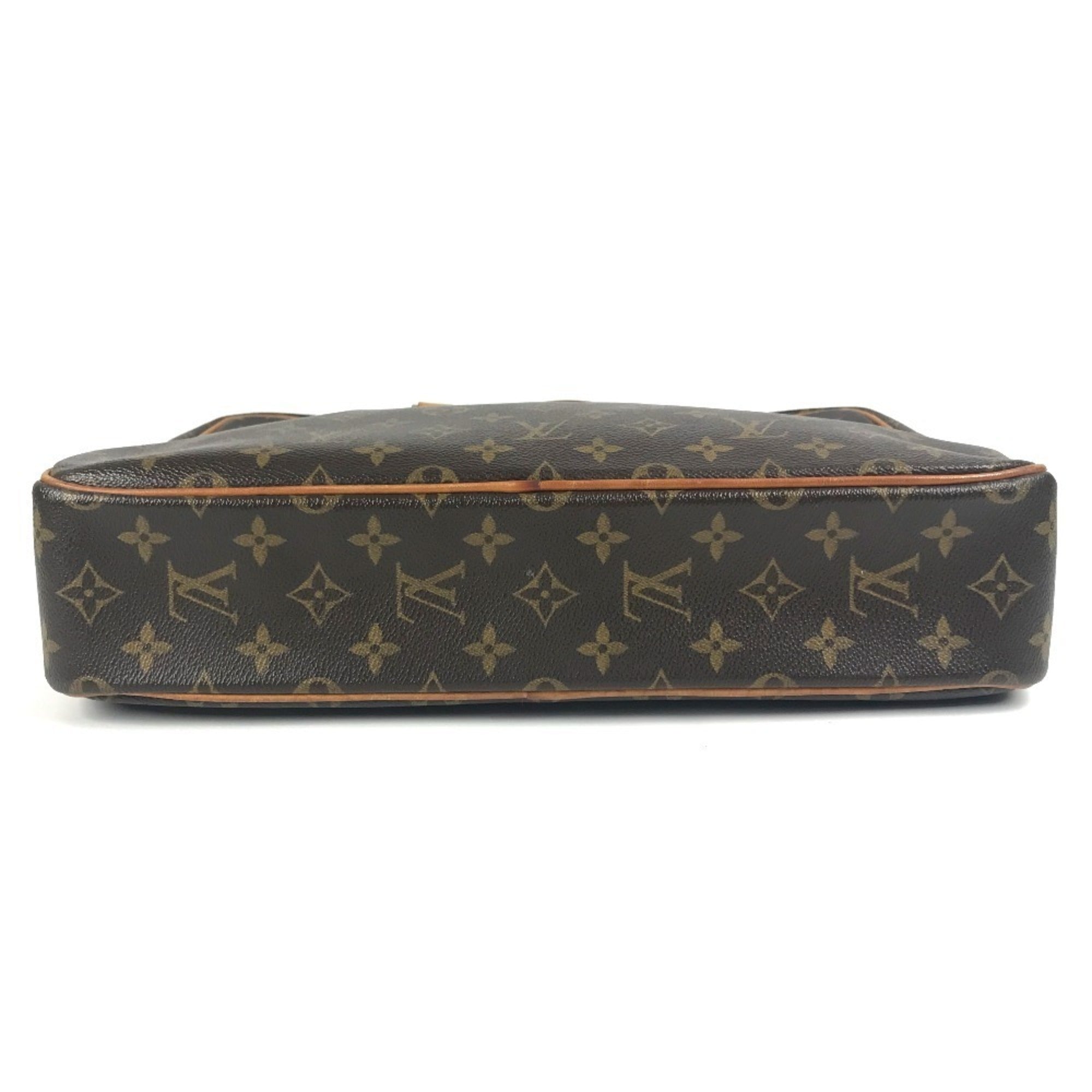 Louis Vuitton Brown Monogram Canvas Handbag Tote Bag (Pre-Owned)