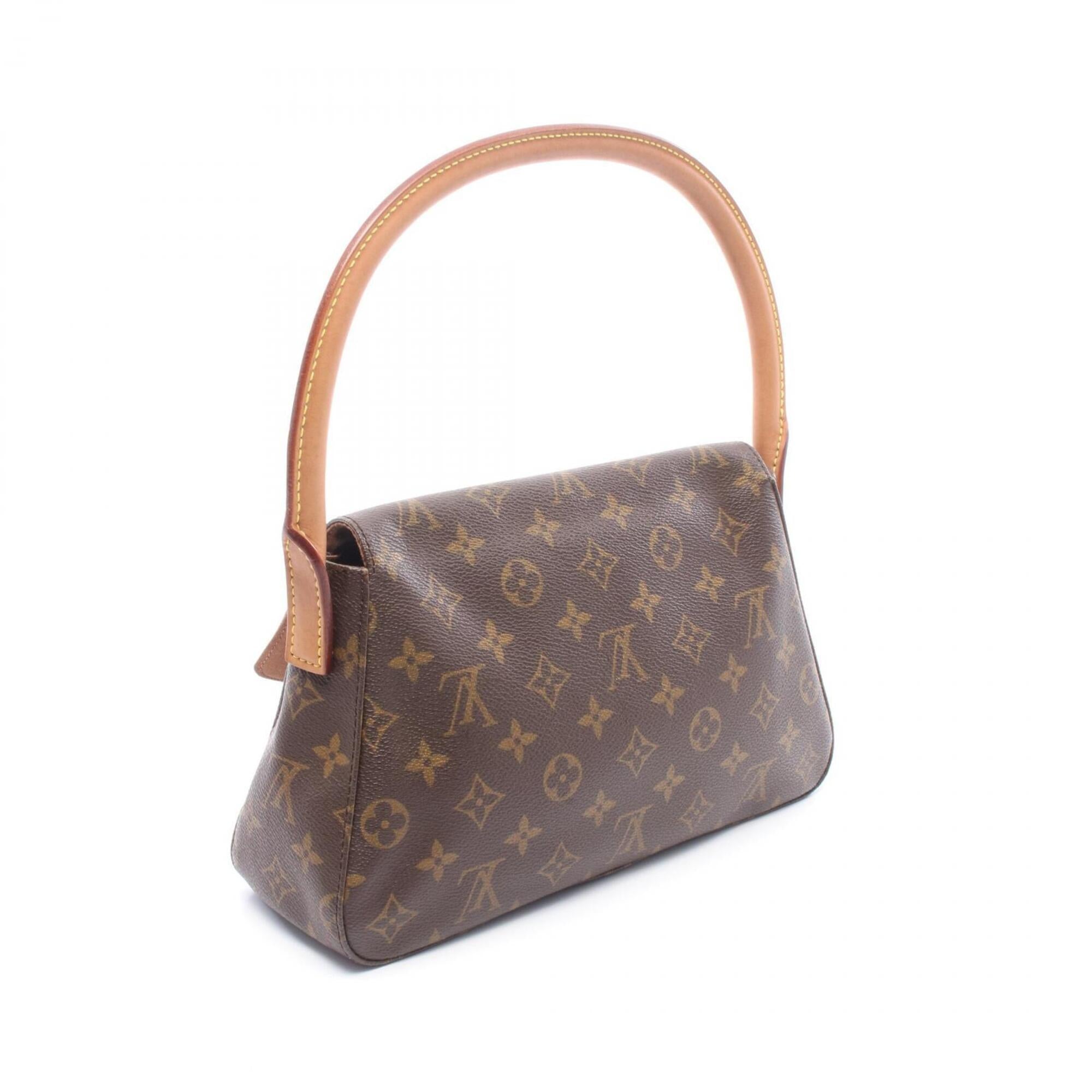 Louis Vuitton Brown Coated Canvas Pvc Monogram Leather Handbag (Pre-Owned)