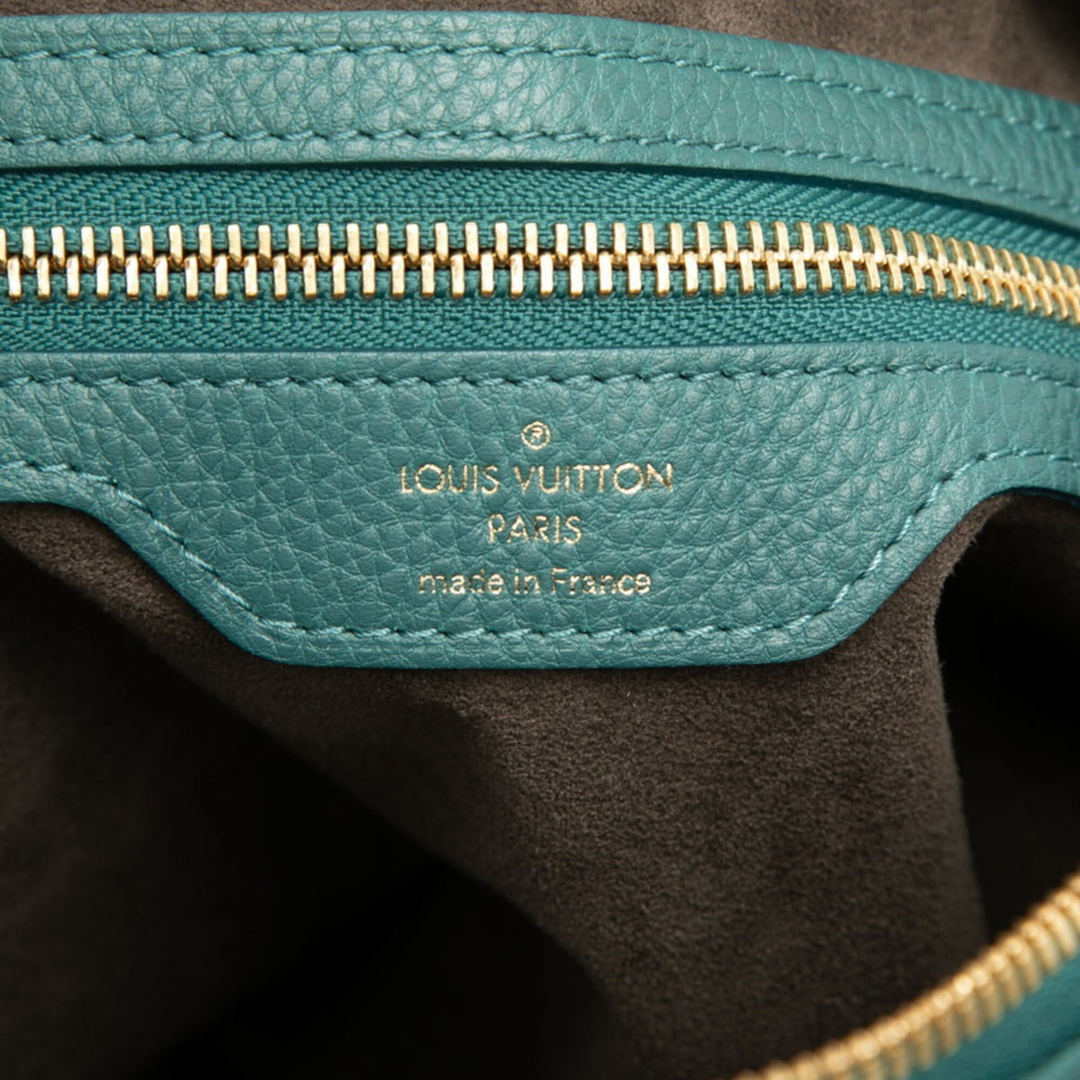 Louis Vuitton Monogram Green Lagon Leather Handbag Shoulder Bag (Pre-Owned)