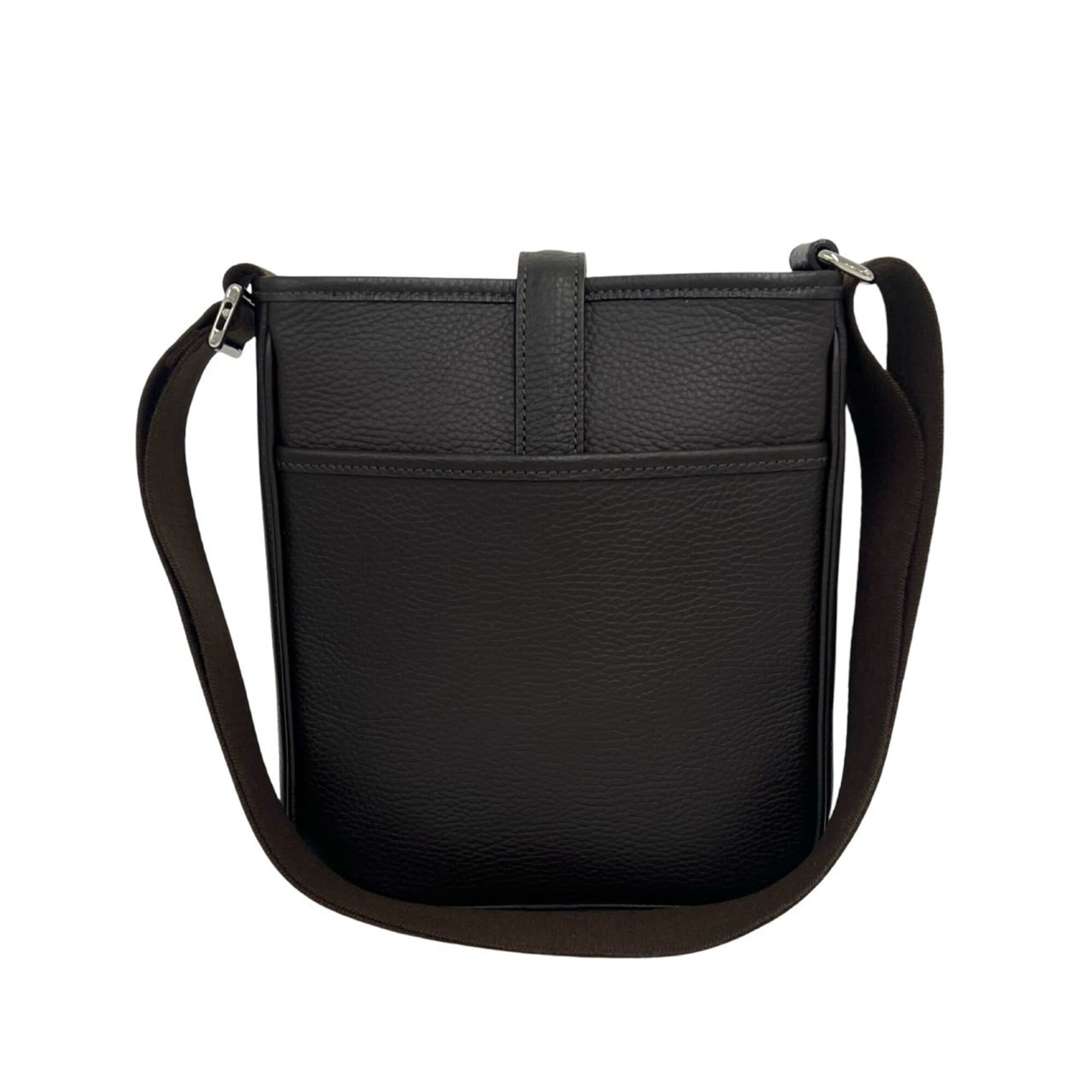 Burberry Brown Leather Pochette Shoulder Bag (Pre-Owned)