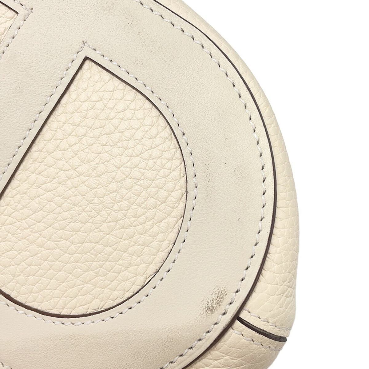 Hermes Gold Taurillon Clemence Leather Swift Leather Tote Bag (Pre-Owned)