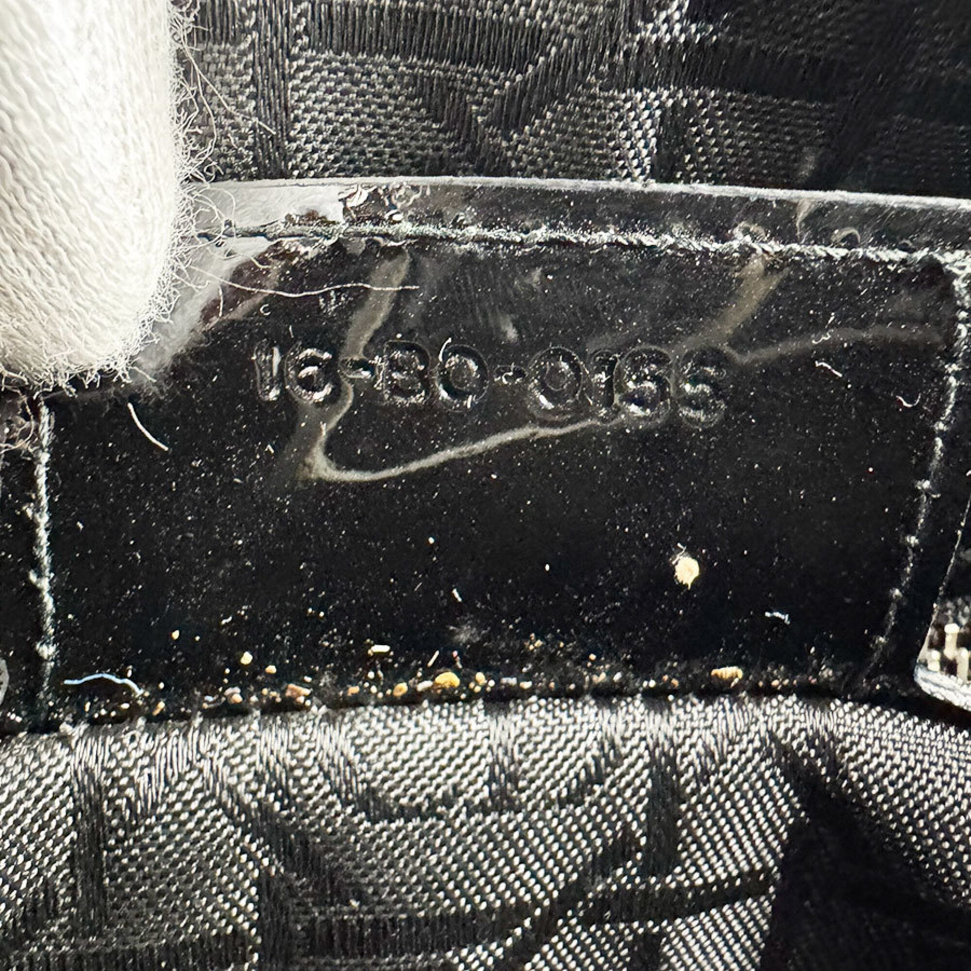 Christian Dior Black Patent Leather Handbag Shoulder Bag (Pre-Owned)
