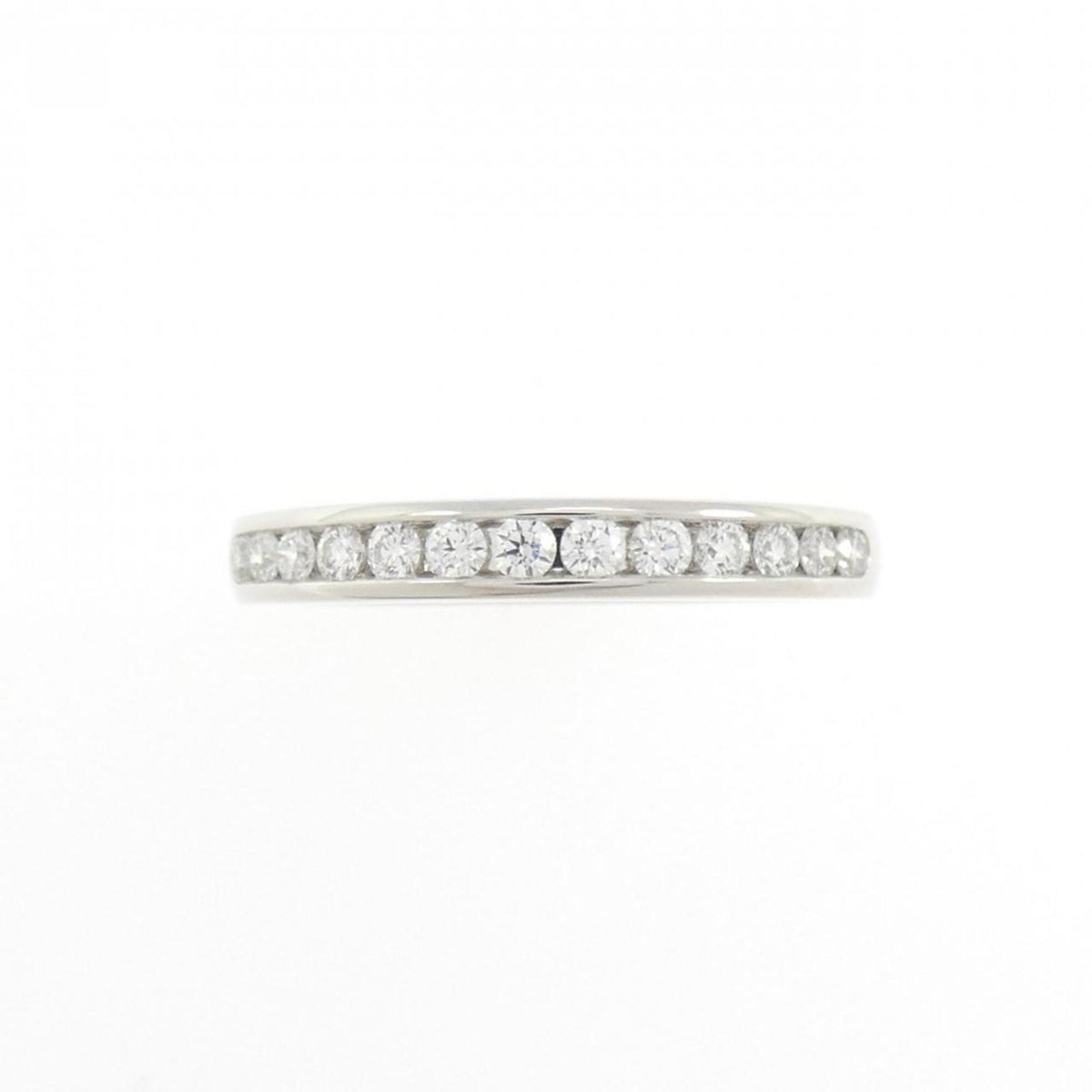 Tiffany Platinum Platinum 950 Band Ring (Pre-Owned)