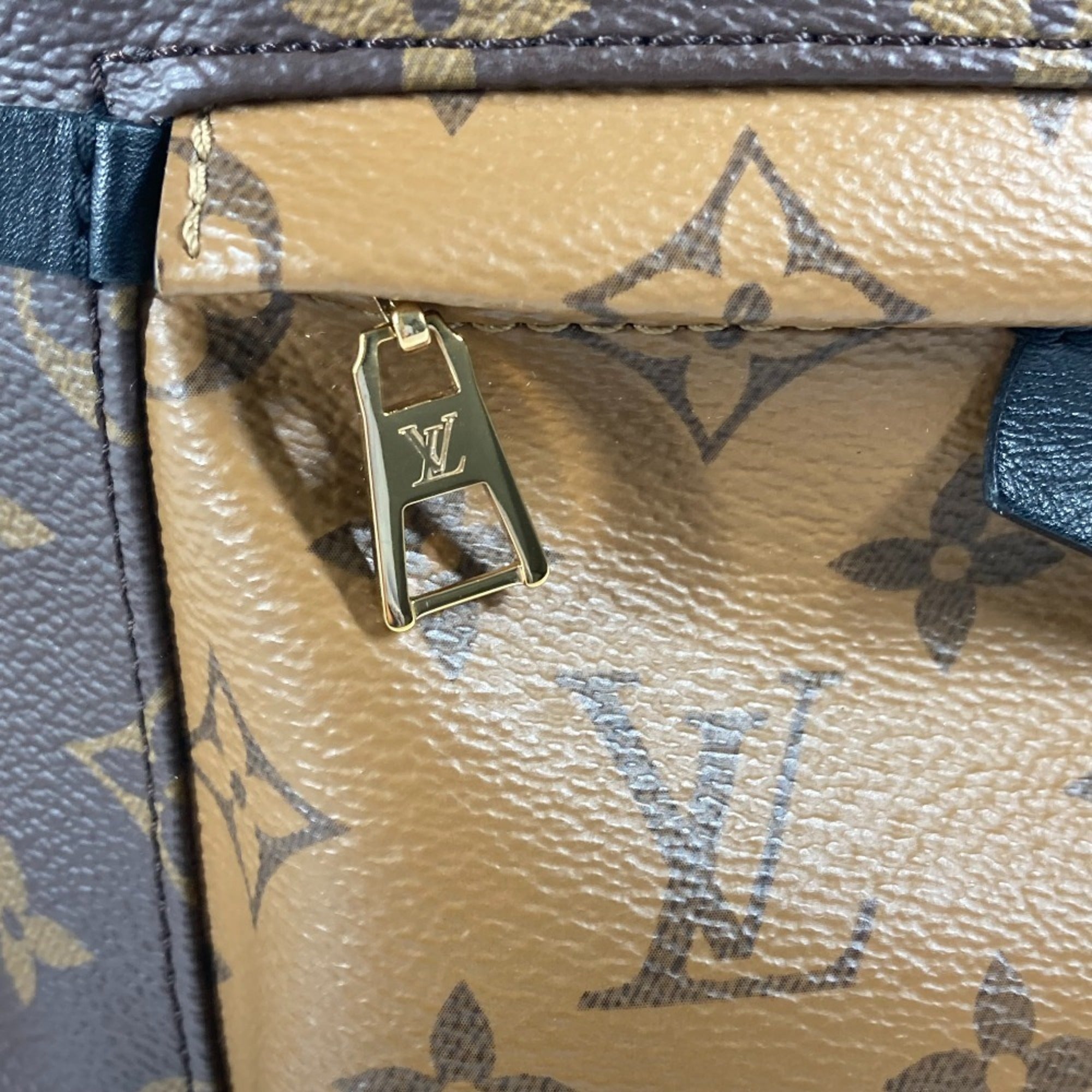 Louis Vuitton Beige Brown Monogram Reverse Backpack (Pre-Owned)