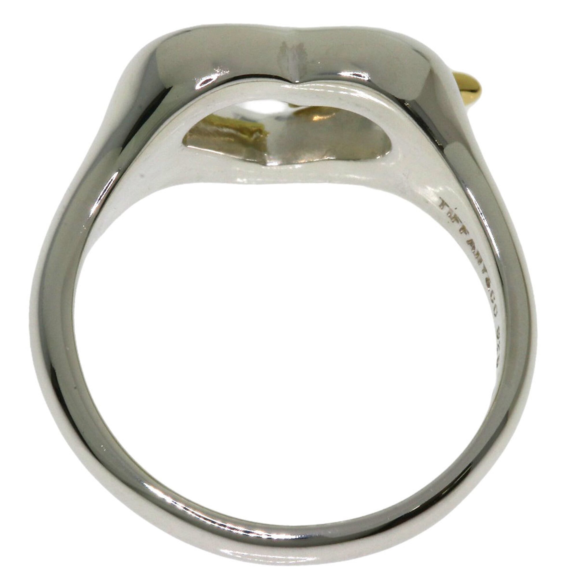 Tiffany Yellow Gold (18K) Silver Band Ring (Pre-Owned)