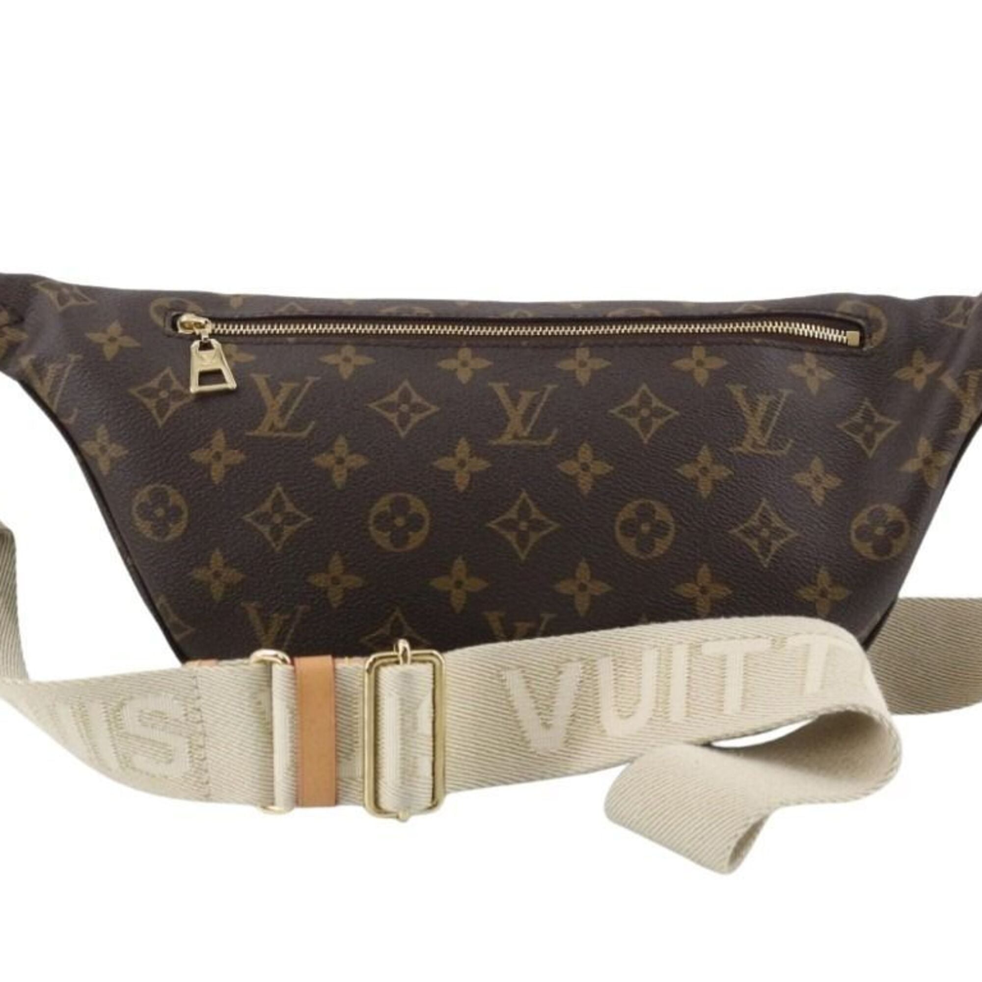 Louis Vuitton Brown Monogram Pouch Shoulder Bag Sling Bag (Pre-Owned)