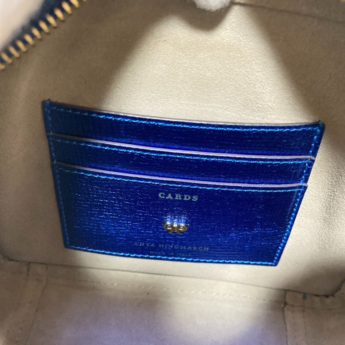 Anya Hindmarch Blue Shoulder Bag (Pre-Owned)