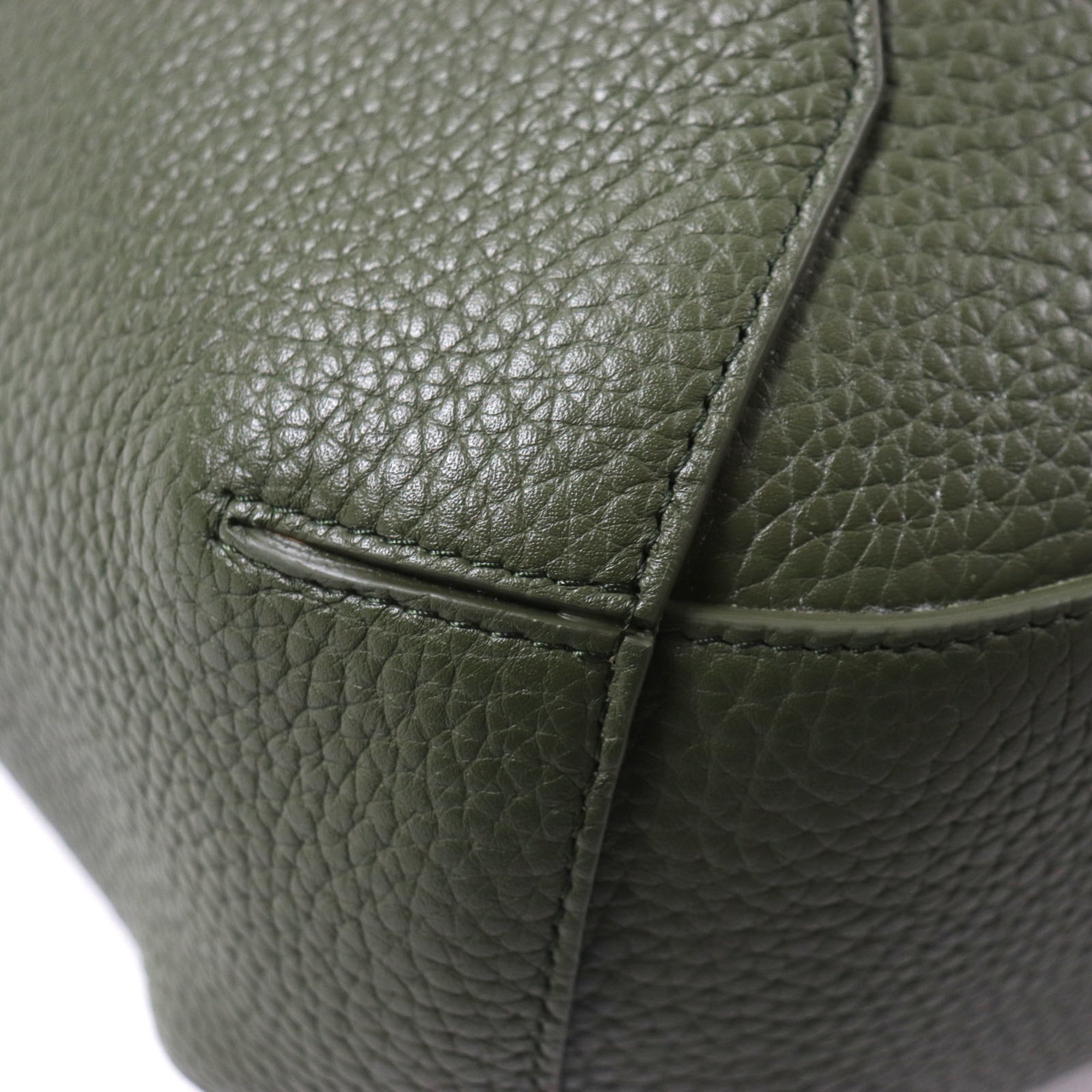 Alexander Mcqueen Khaki Leather Tote Bag (Pre-Owned)