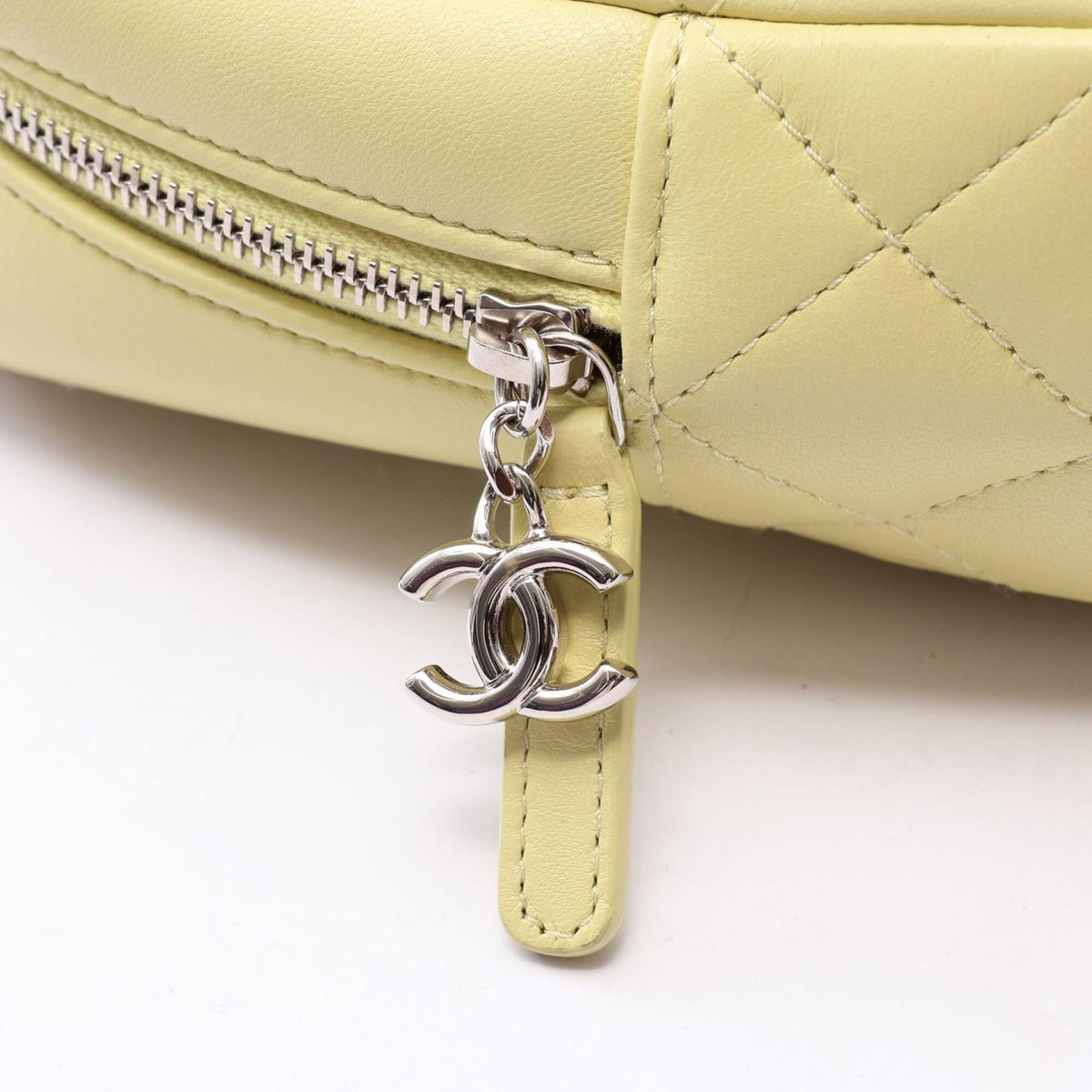 Chanel Yellow Leather Backpack (Pre-Owned)