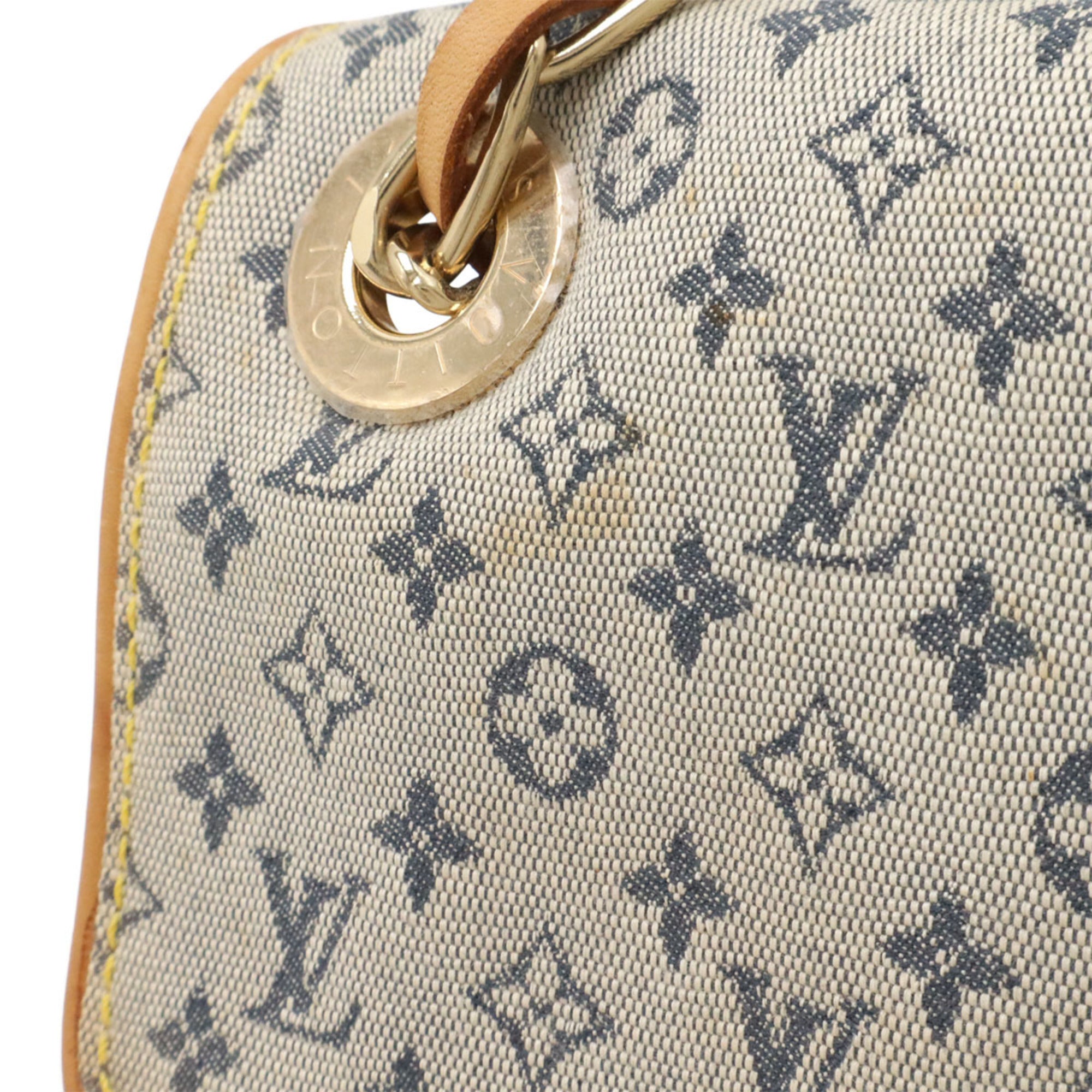 Louis Vuitton Blue Canvas Shoulder Bag (Pre-Owned)